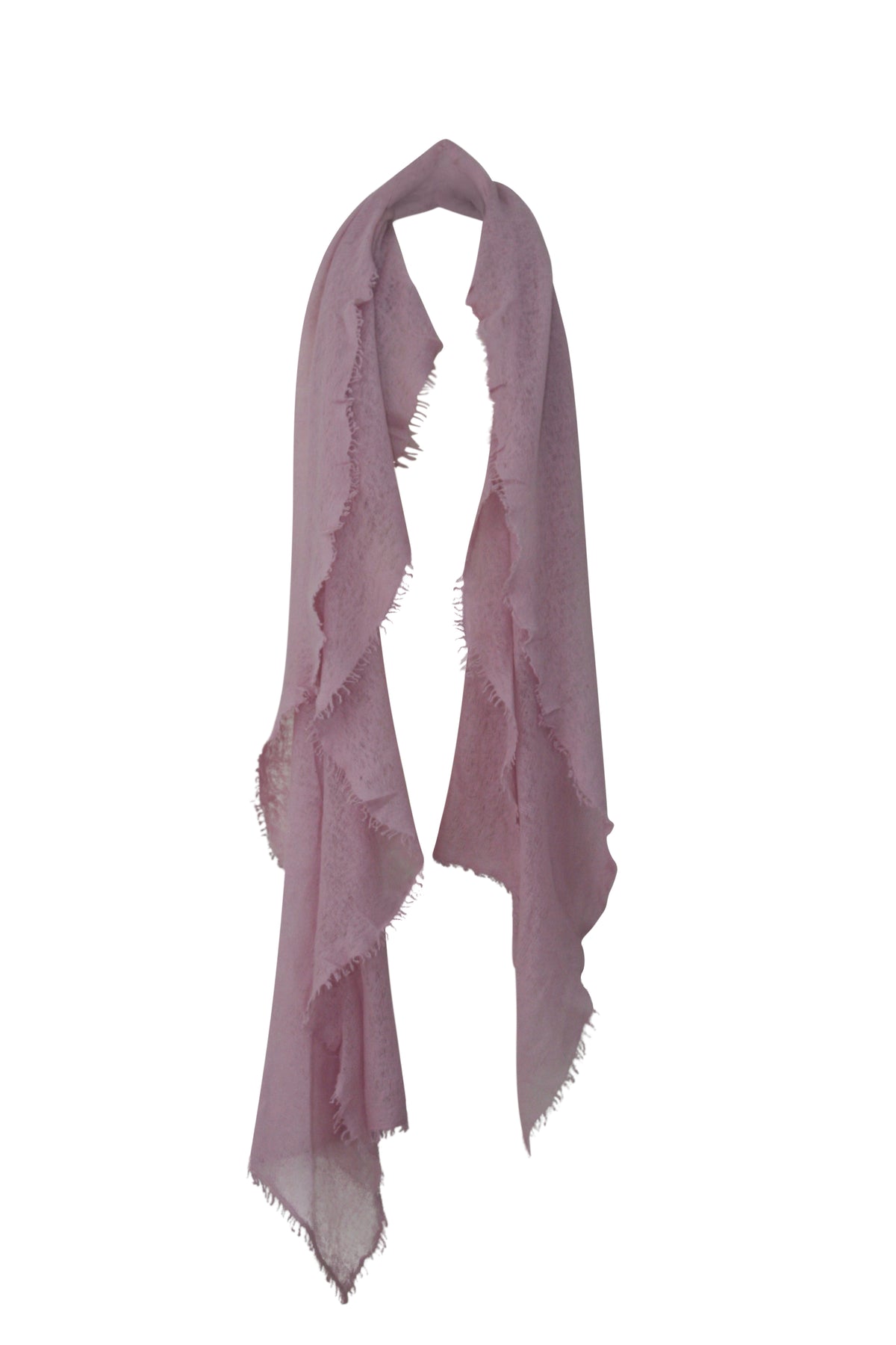 Cashmere Felted Scarf - Dusty Pink