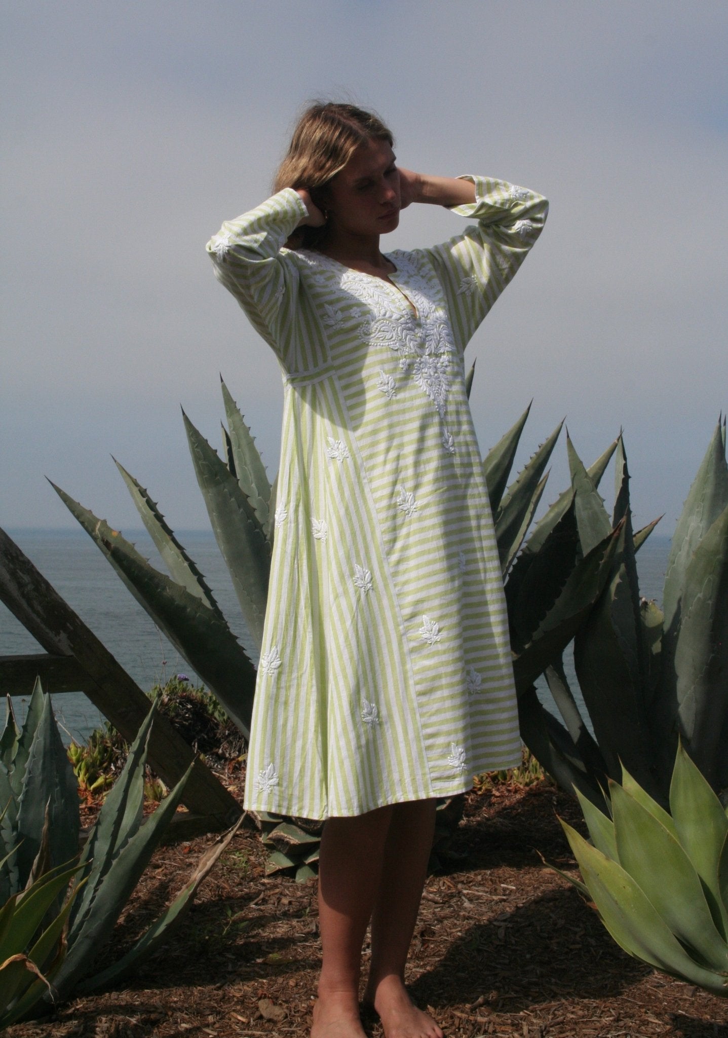 Bhopali Dress Green - Joshi