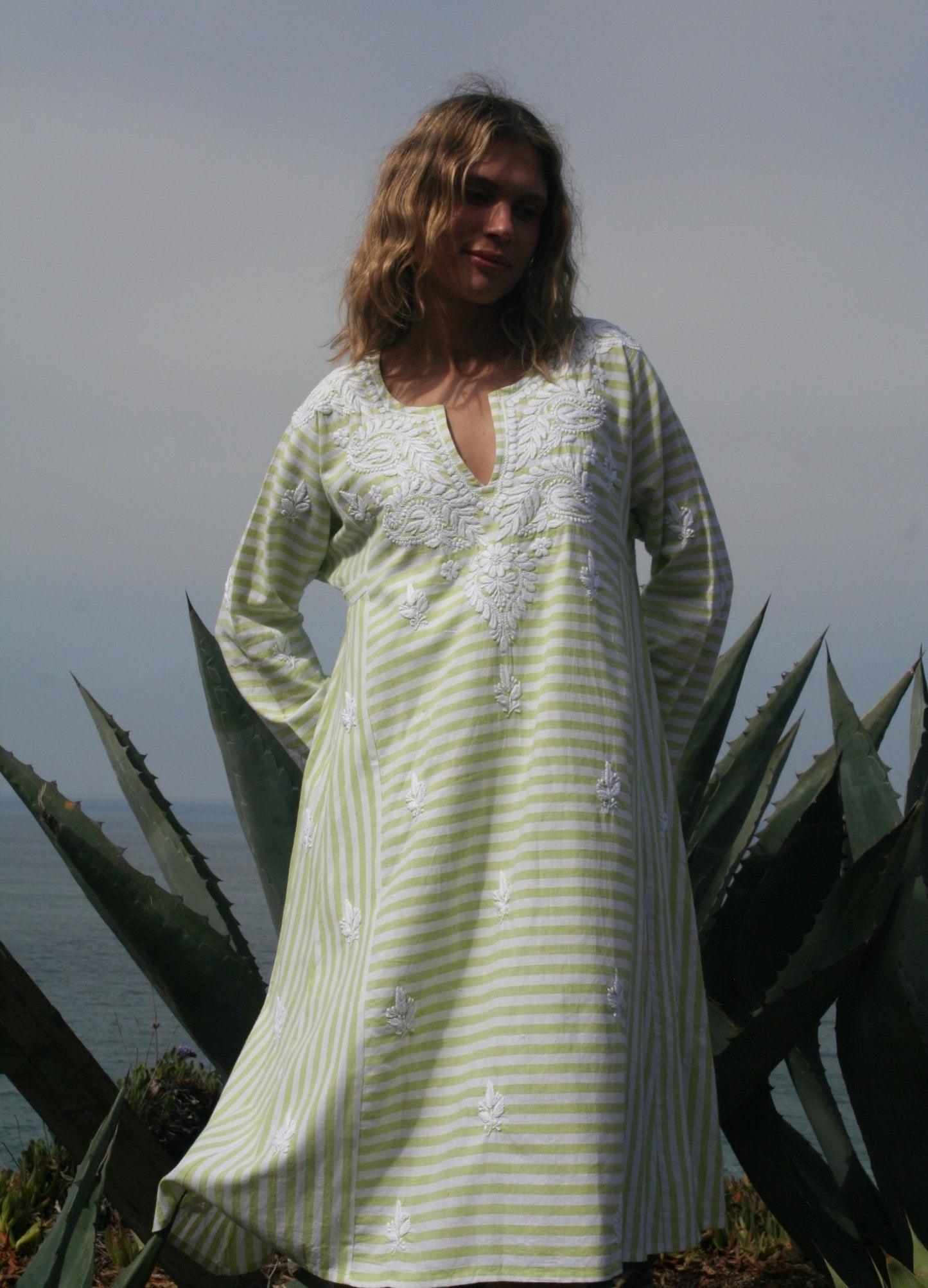 Bhopali Dress Green - Joshi