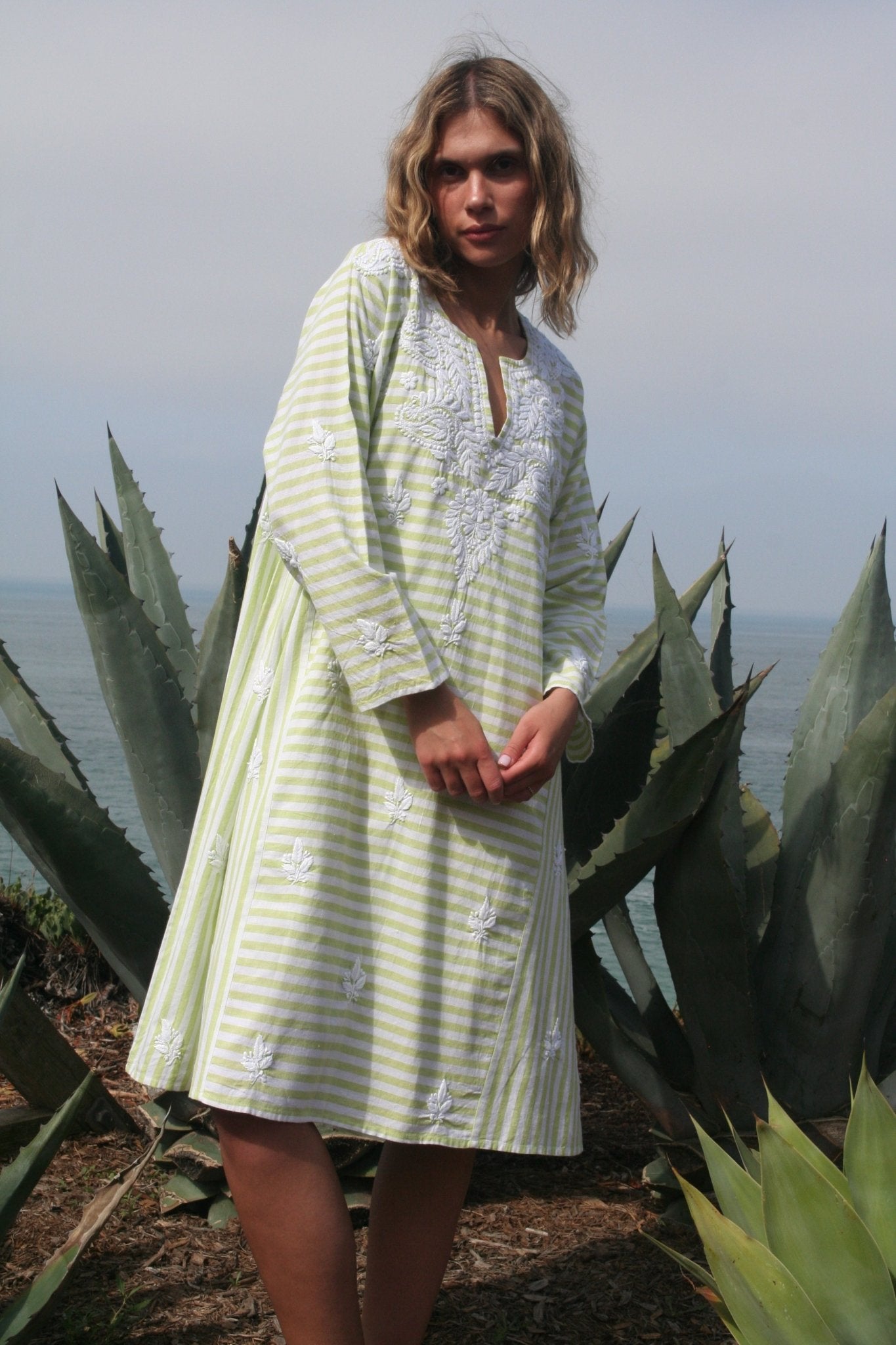 Bhopali Dress Green - Joshi
