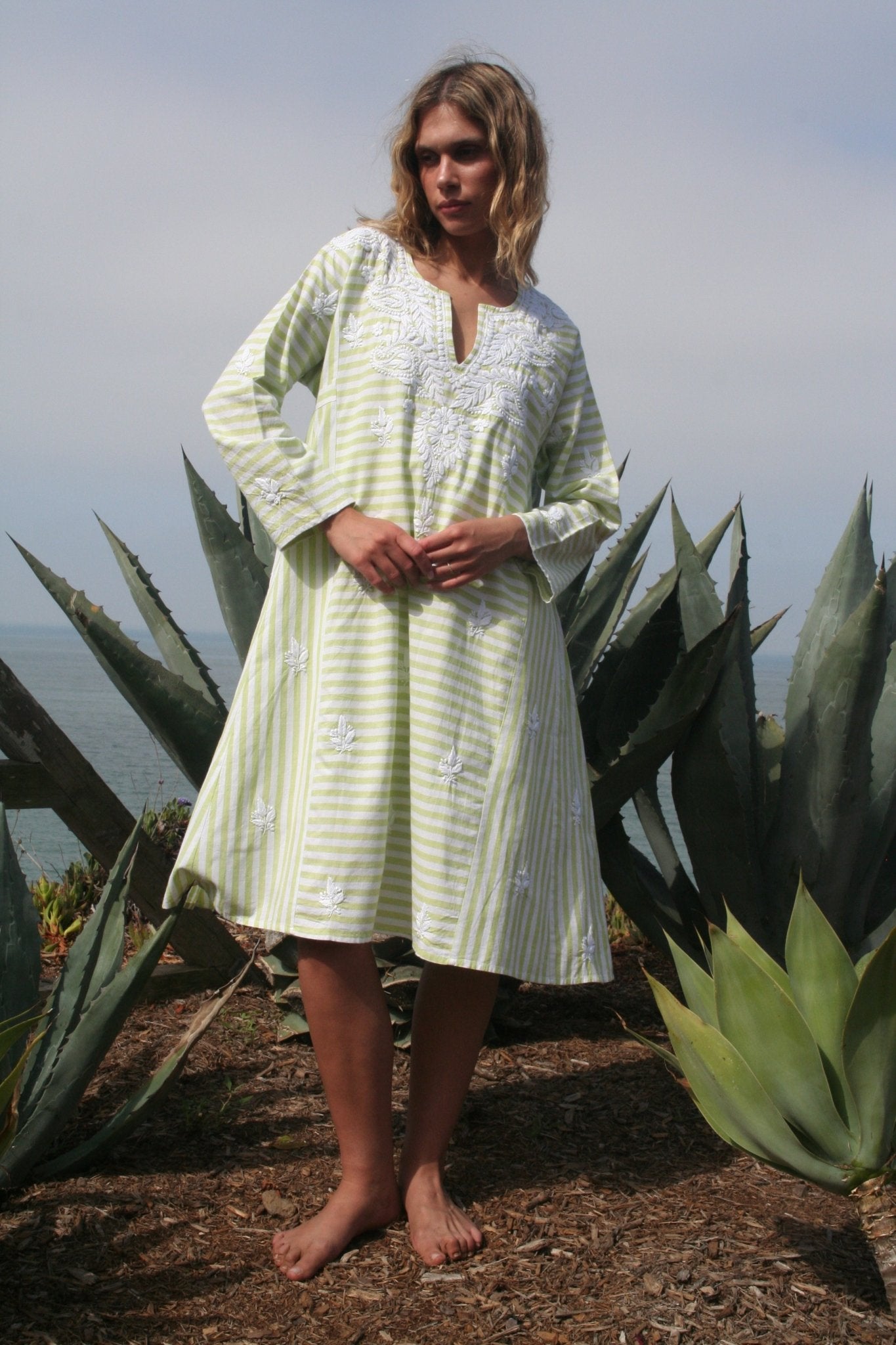 Bhopali Dress Green - Joshi