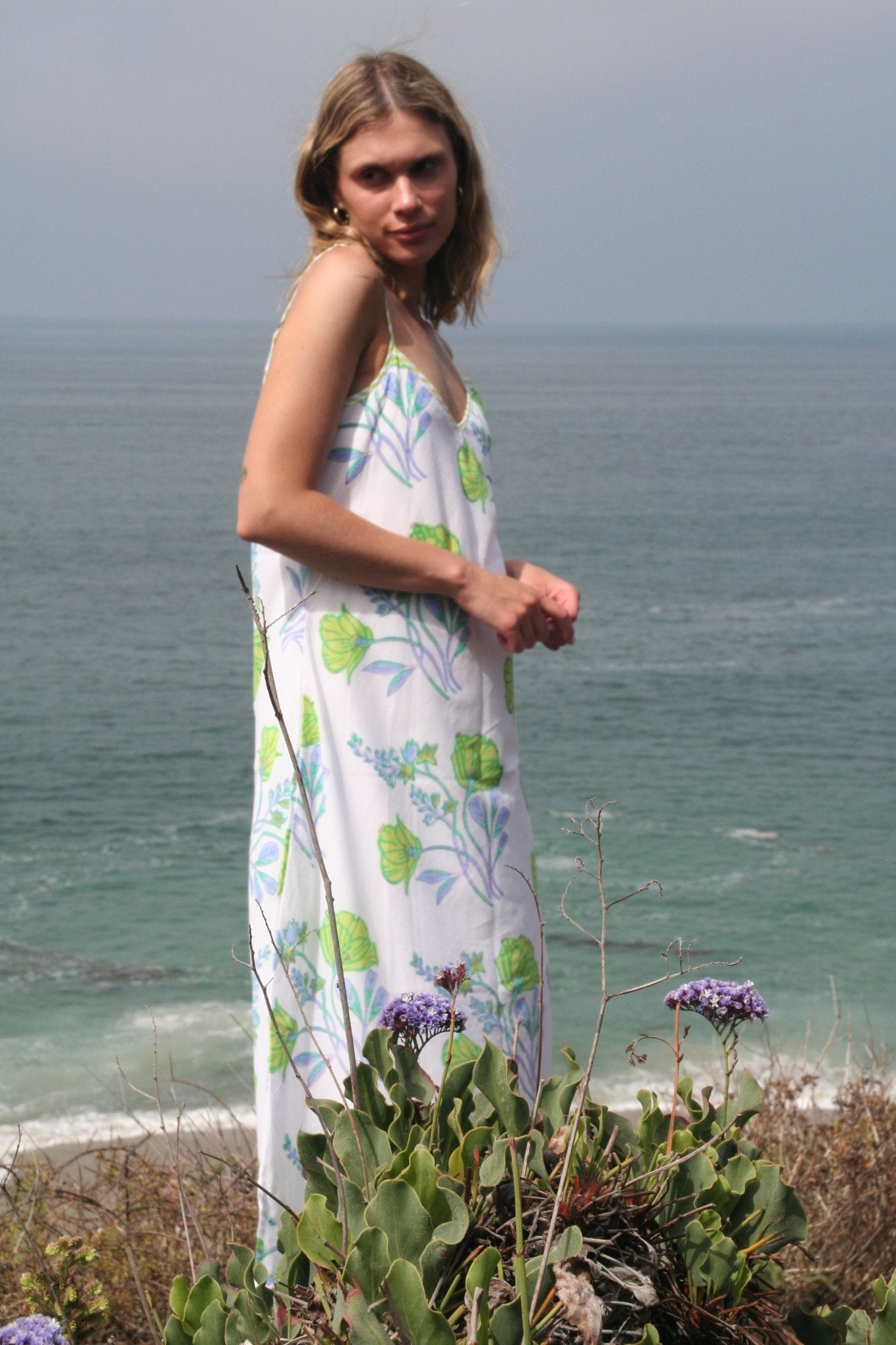 Dana Slip Dress Green - Joshi