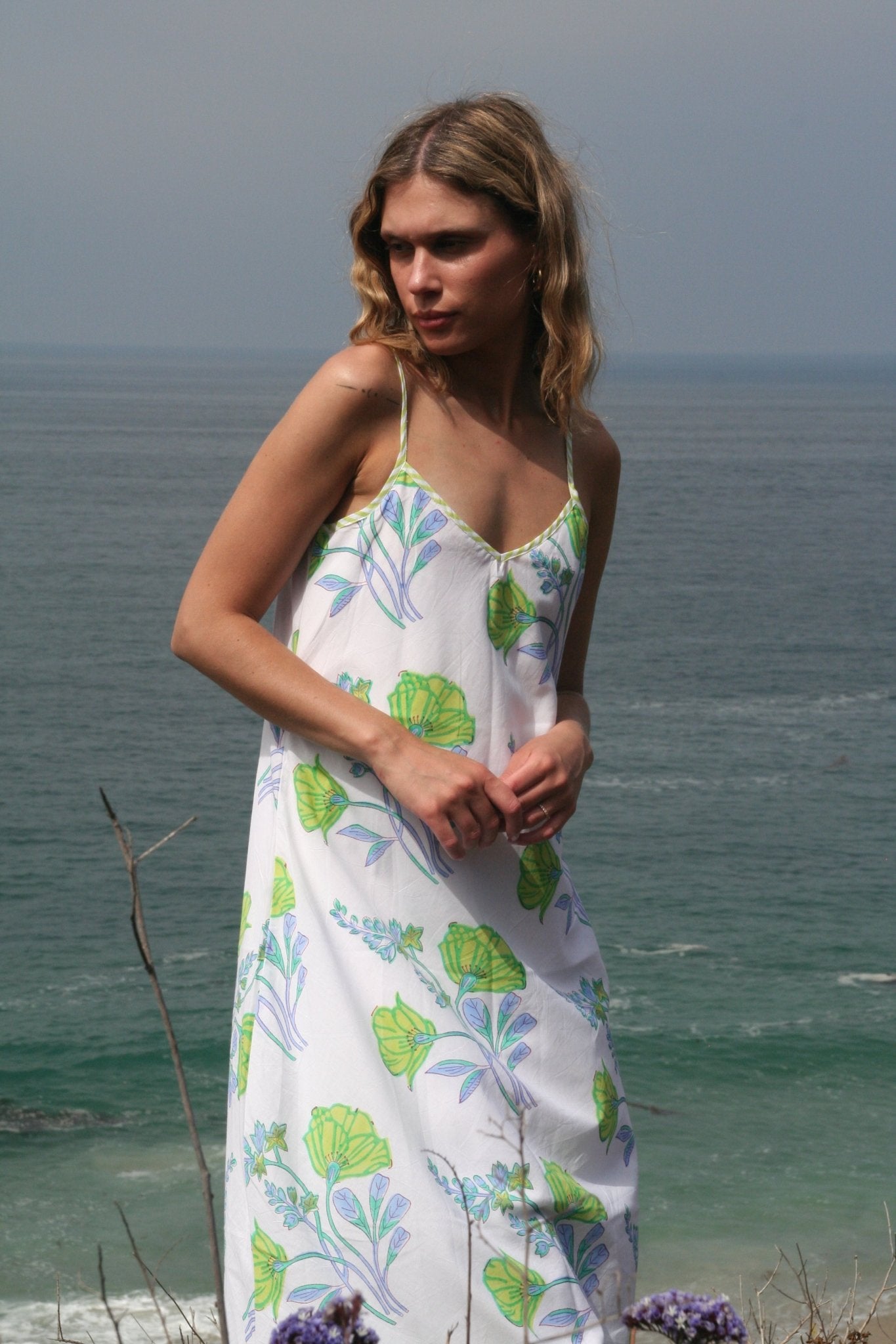Dana Slip Dress Green - Joshi