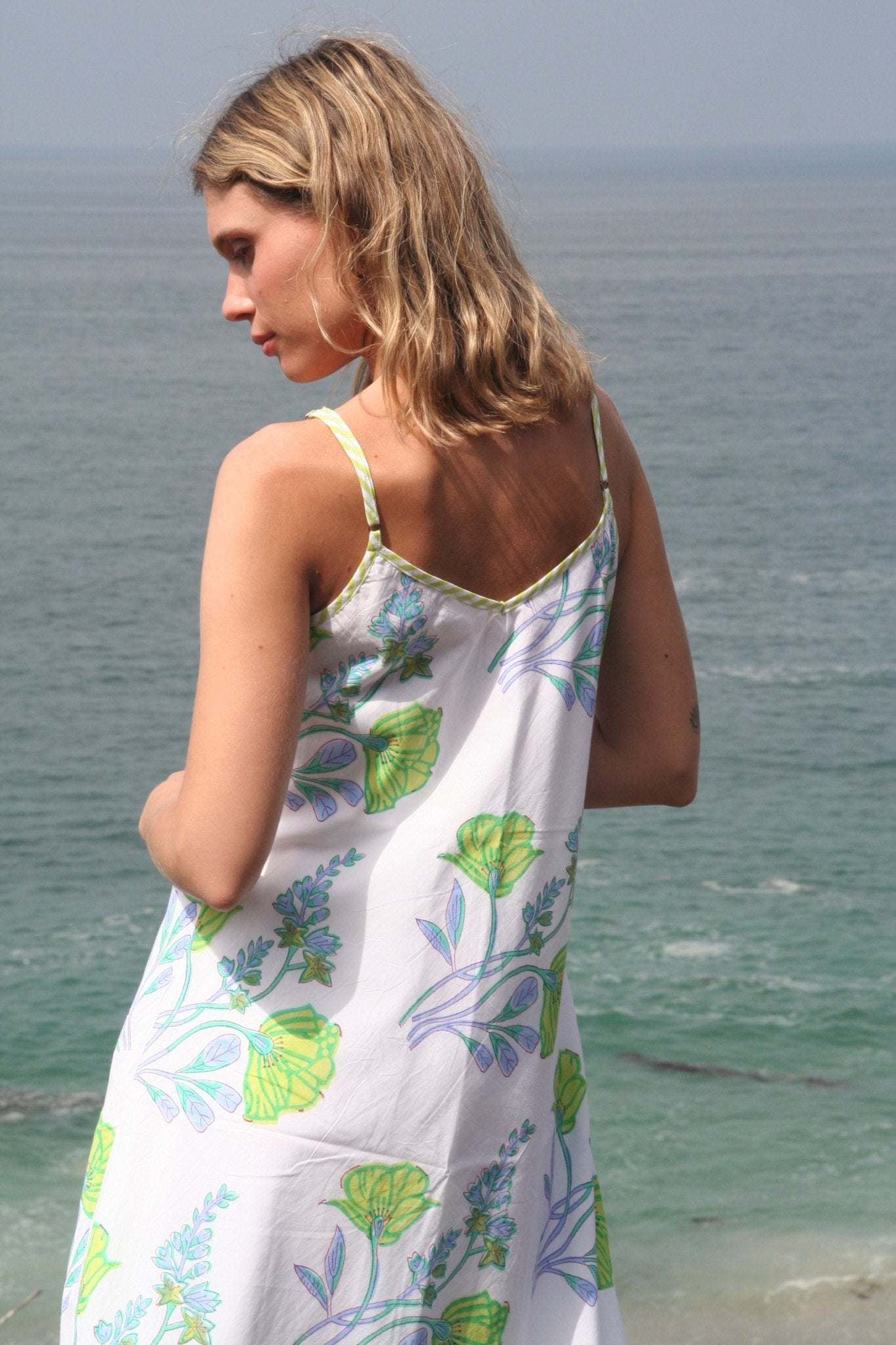 Dana Slip Dress Green - Joshi