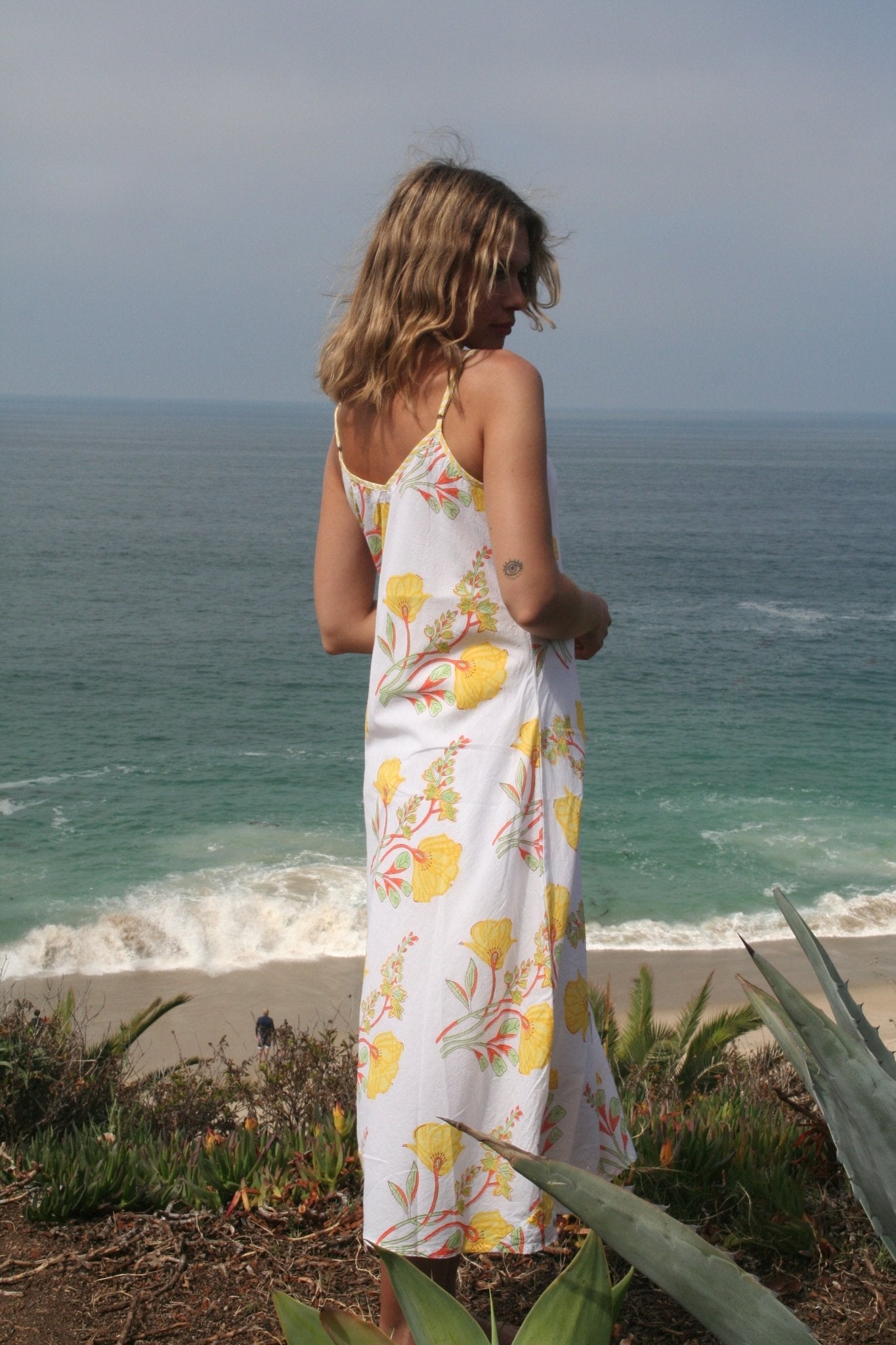 Dana Slip Dress Yellow - Joshi