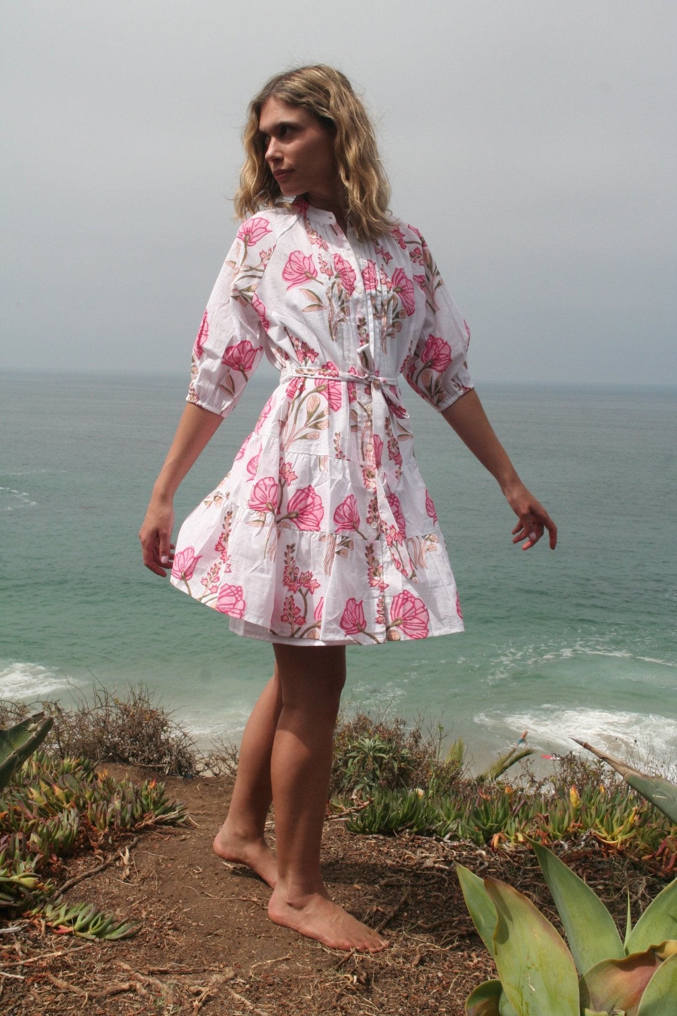 Freya Mini Dress Pink - Joshi