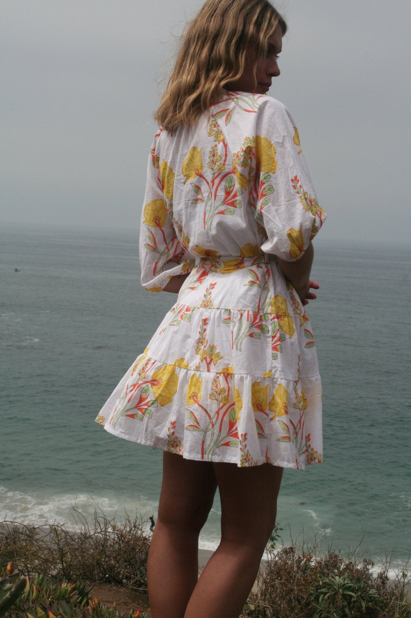 Freya Mini Dress Yellow - Joshi