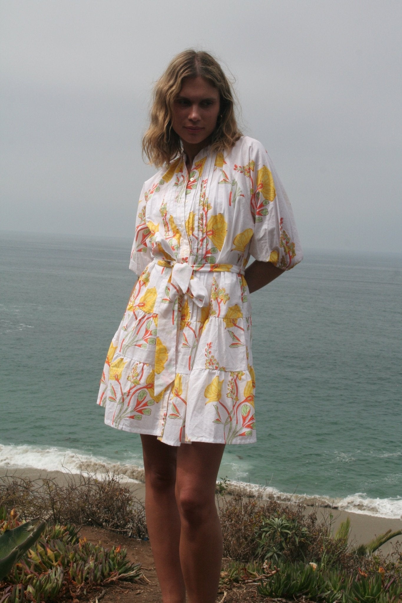 Freya Mini Dress Yellow - Joshi