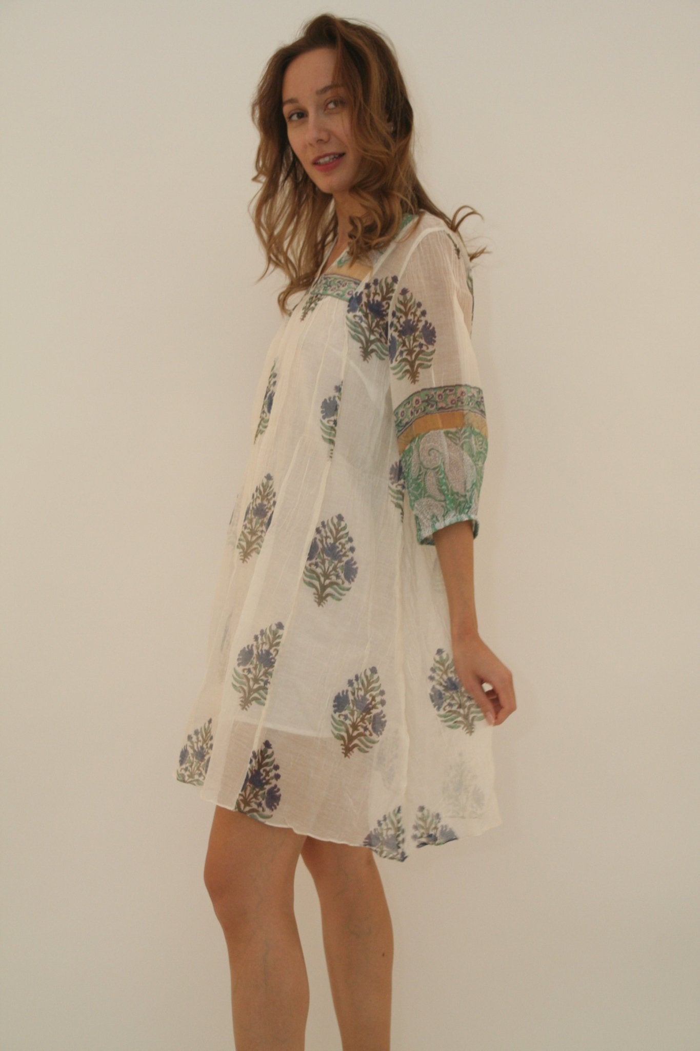 Ibiza Dress Short Blue Jade - Joshi
