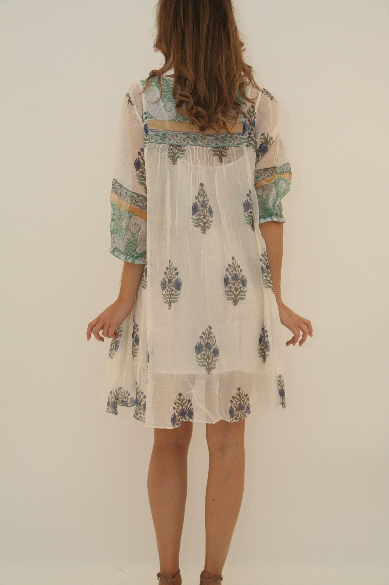 Ibiza Dress Short Blue Jade - Joshi