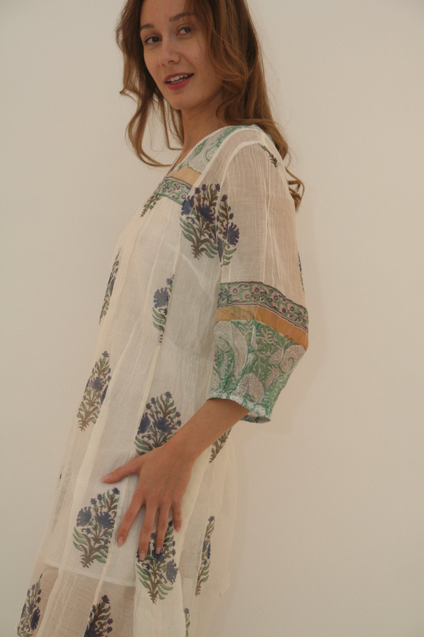 Ibiza Dress Short Blue Jade - Joshi