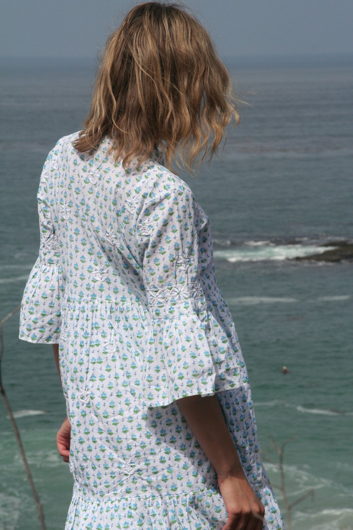 Mykonos Dress Aqua - Joshi
