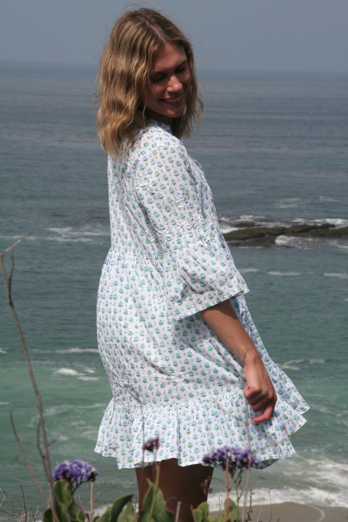 Mykonos Dress Aqua - Joshi