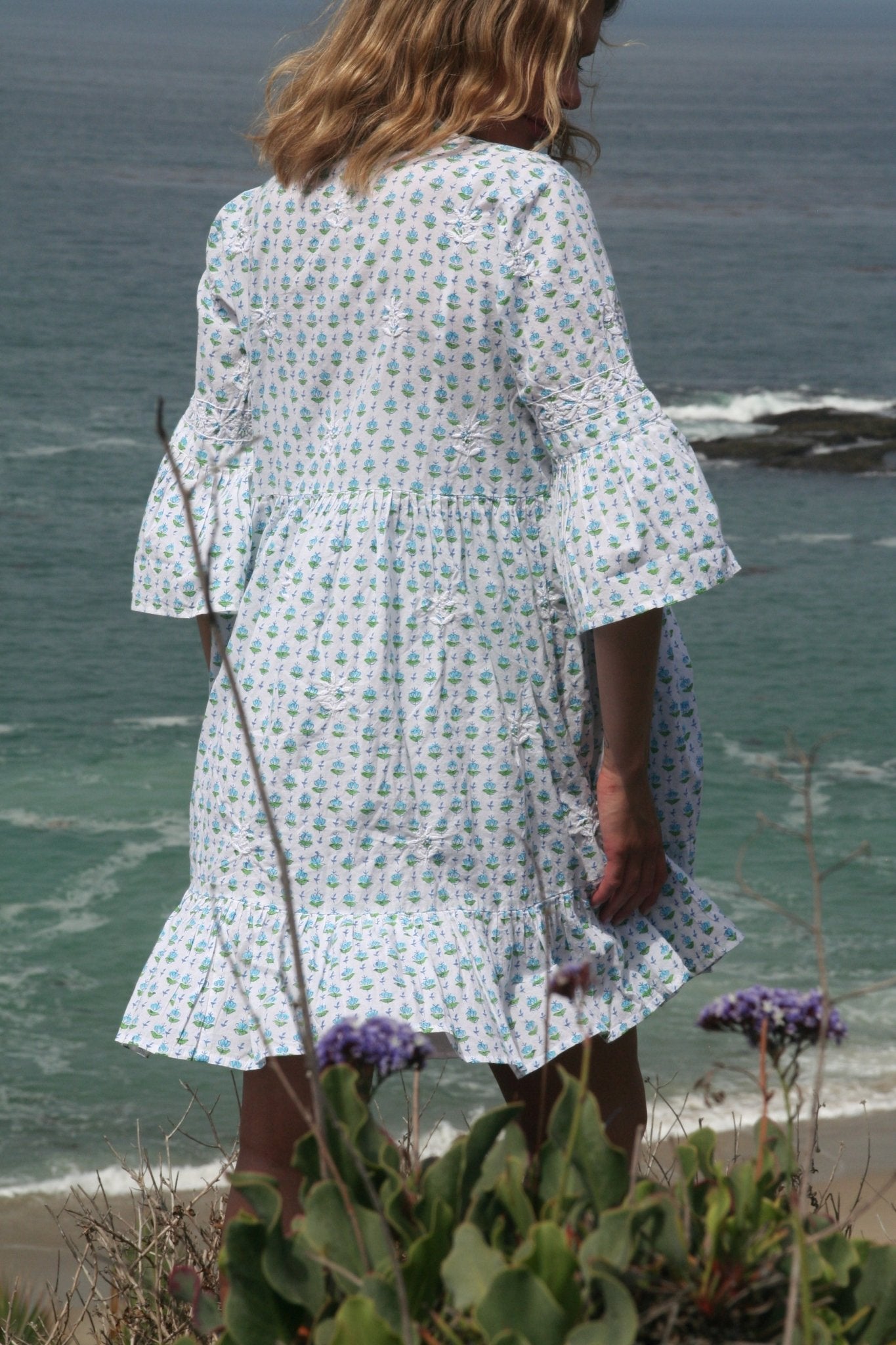 Mykonos Dress Aqua - Joshi