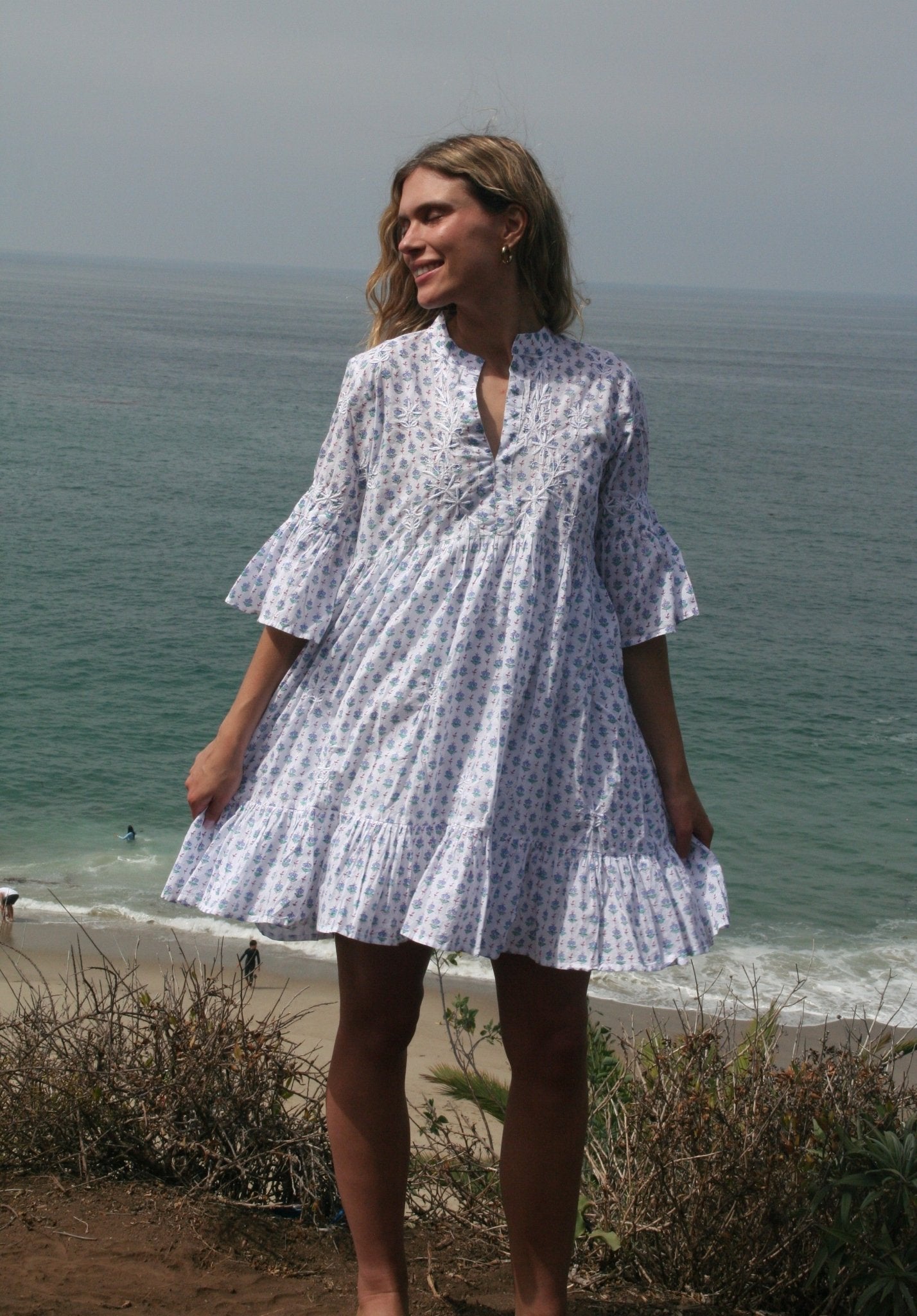 Mykonos Dress Blue - Joshi