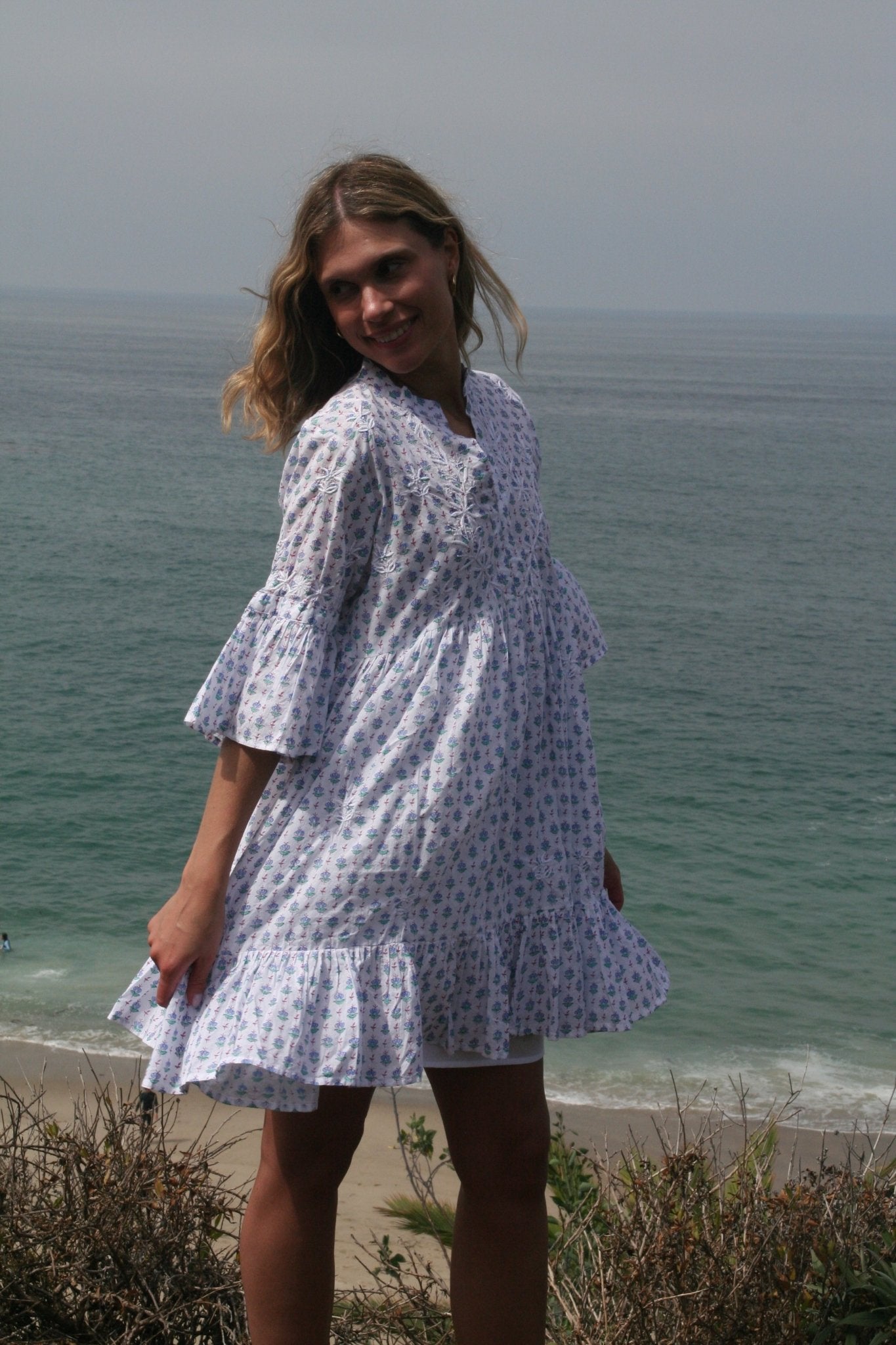 Mykonos Dress Blue - Joshi