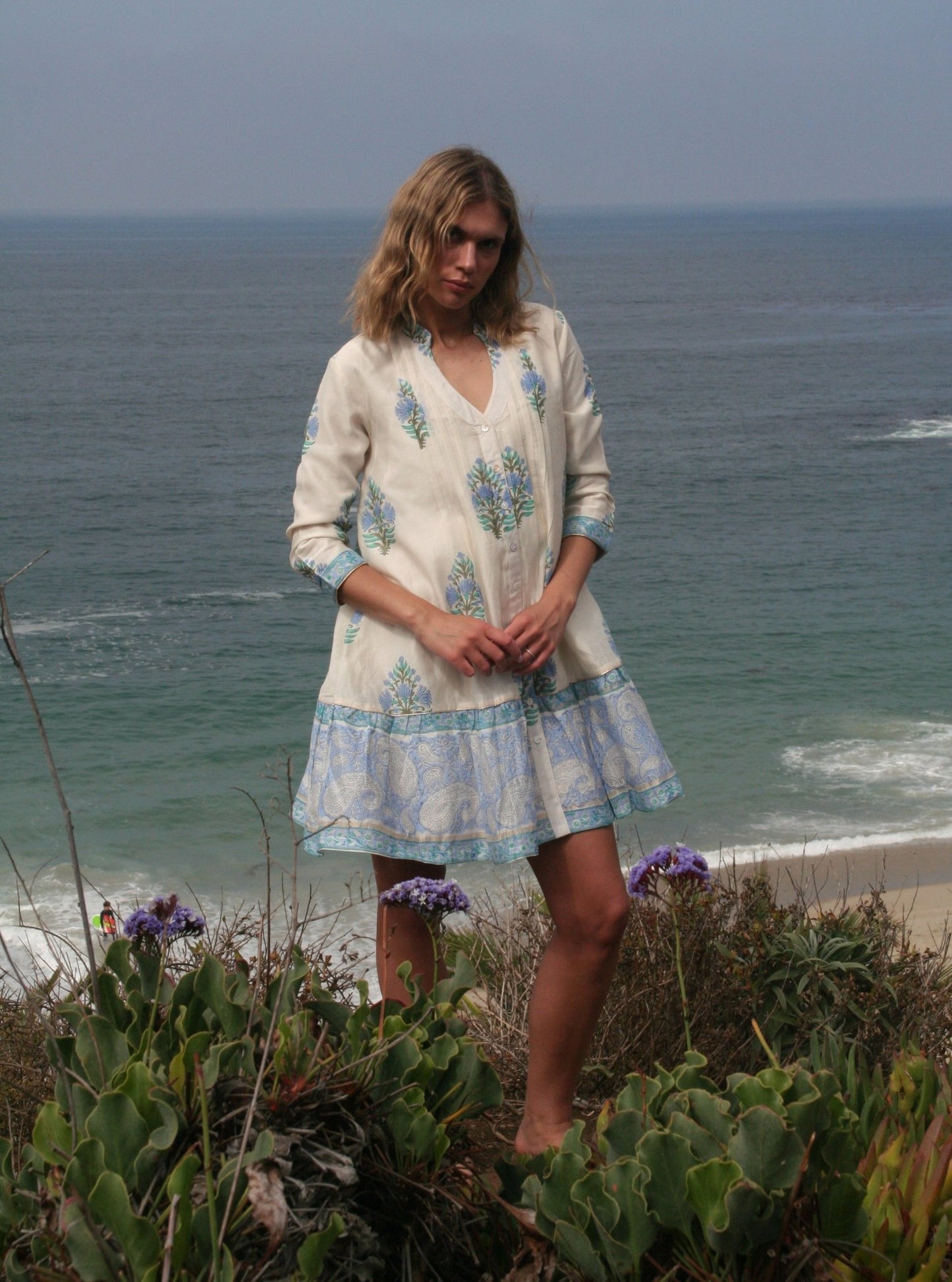 Positano Dress Blue - Joshi
