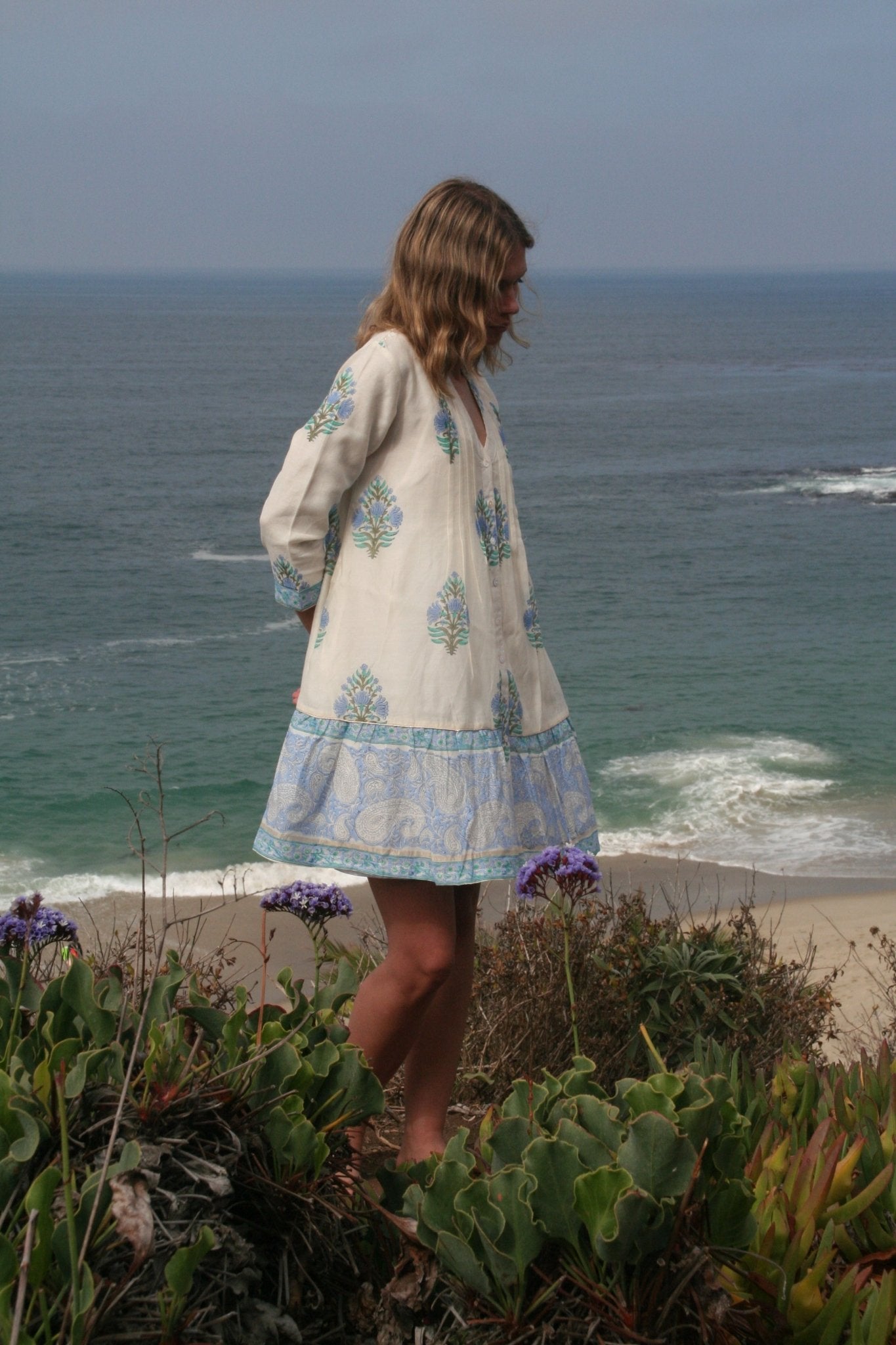 Positano Dress Blue - Joshi