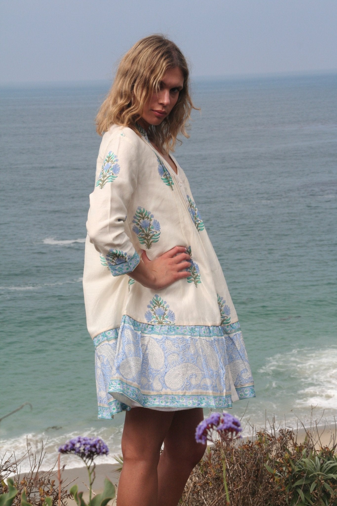 Positano Dress Blue - Joshi