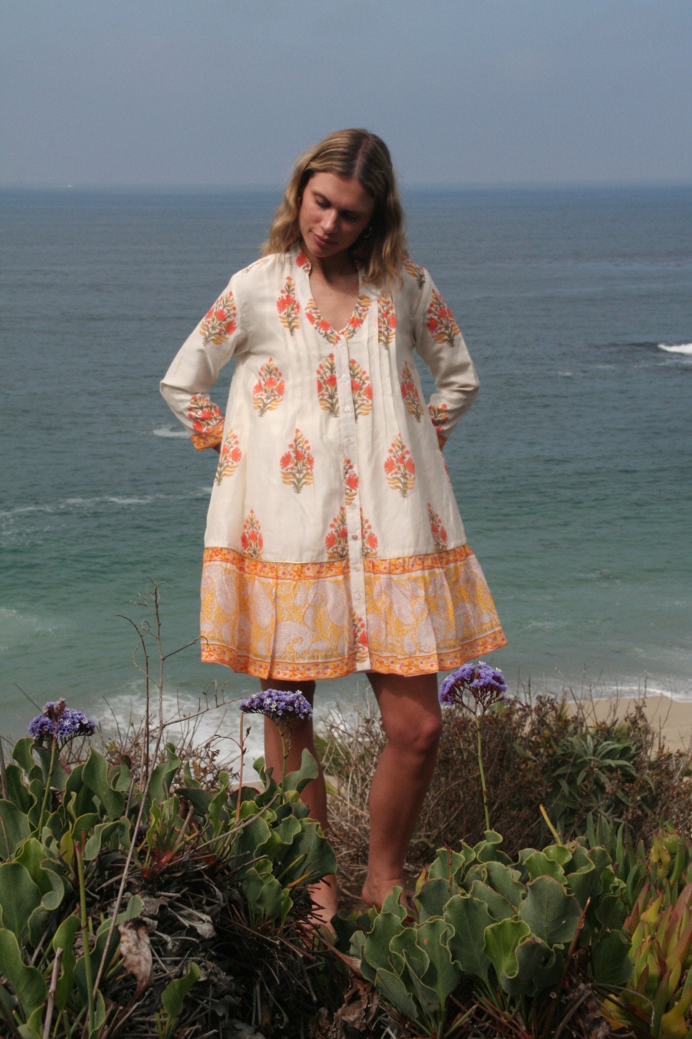 Positano Dress Saffron - Joshi