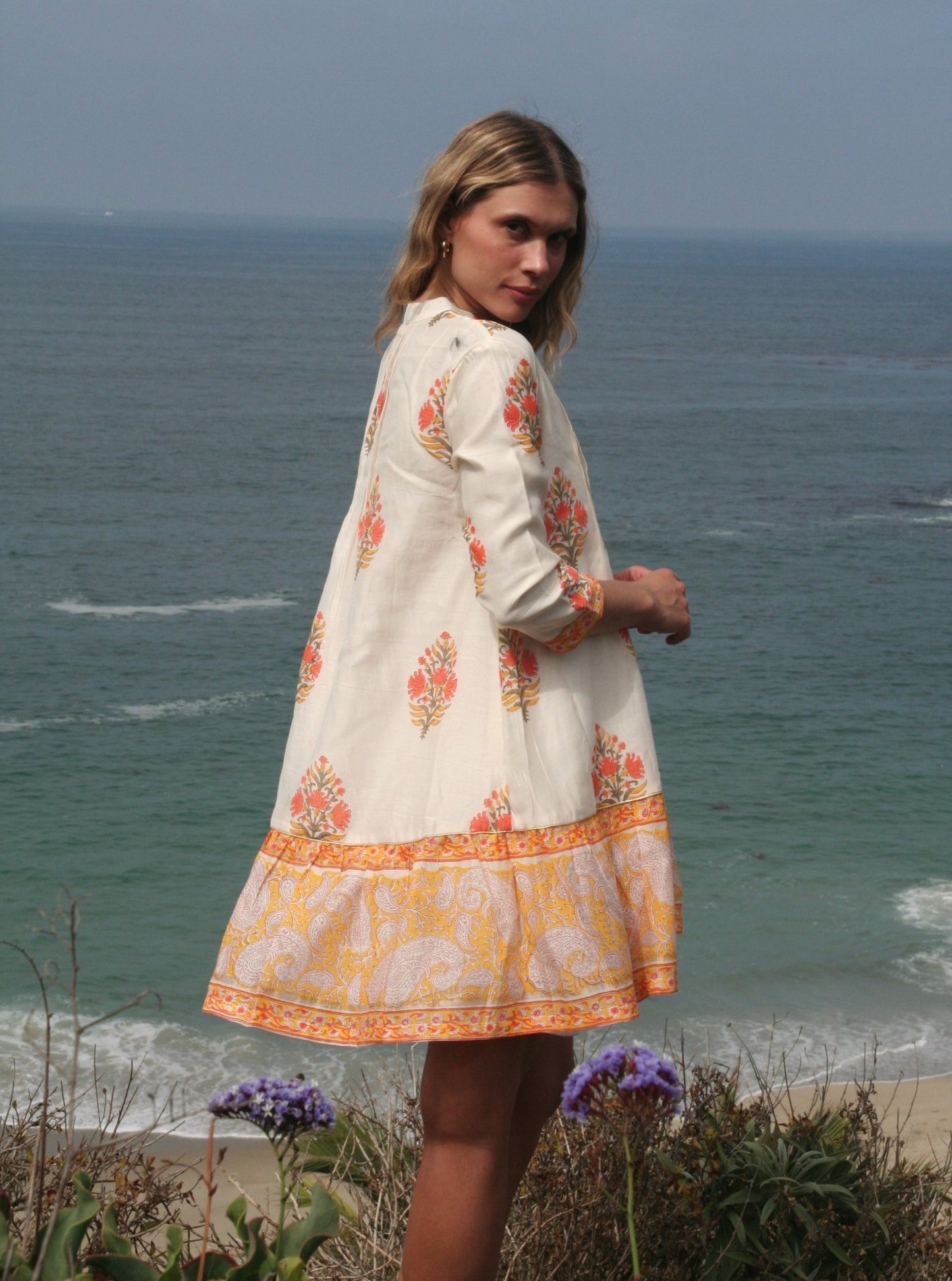 Positano Dress Saffron - Joshi