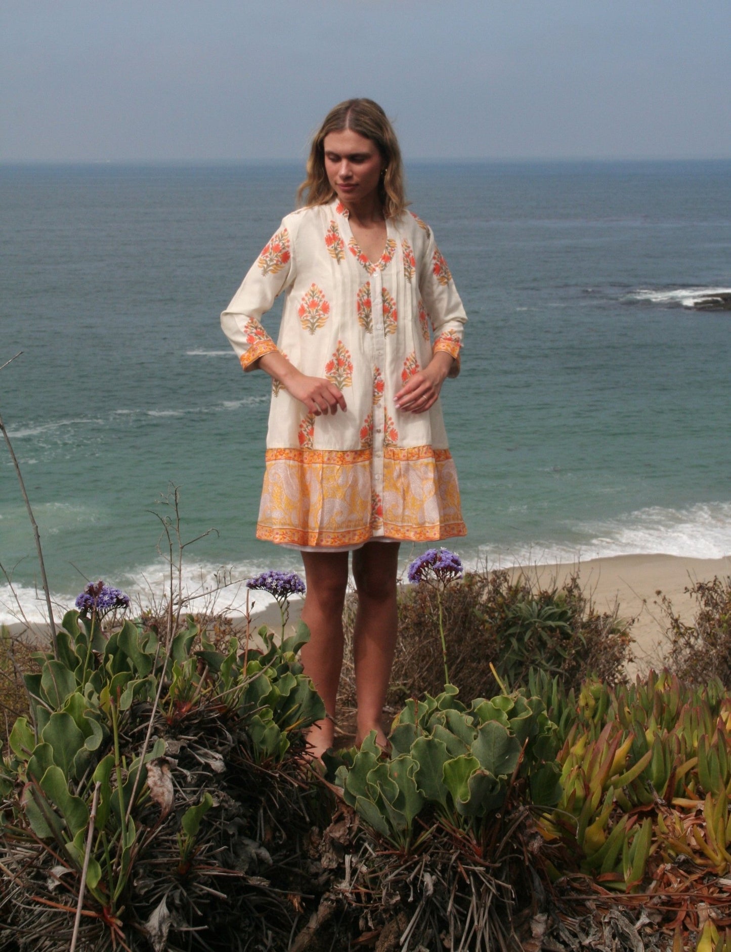 Positano Dress Saffron - Joshi