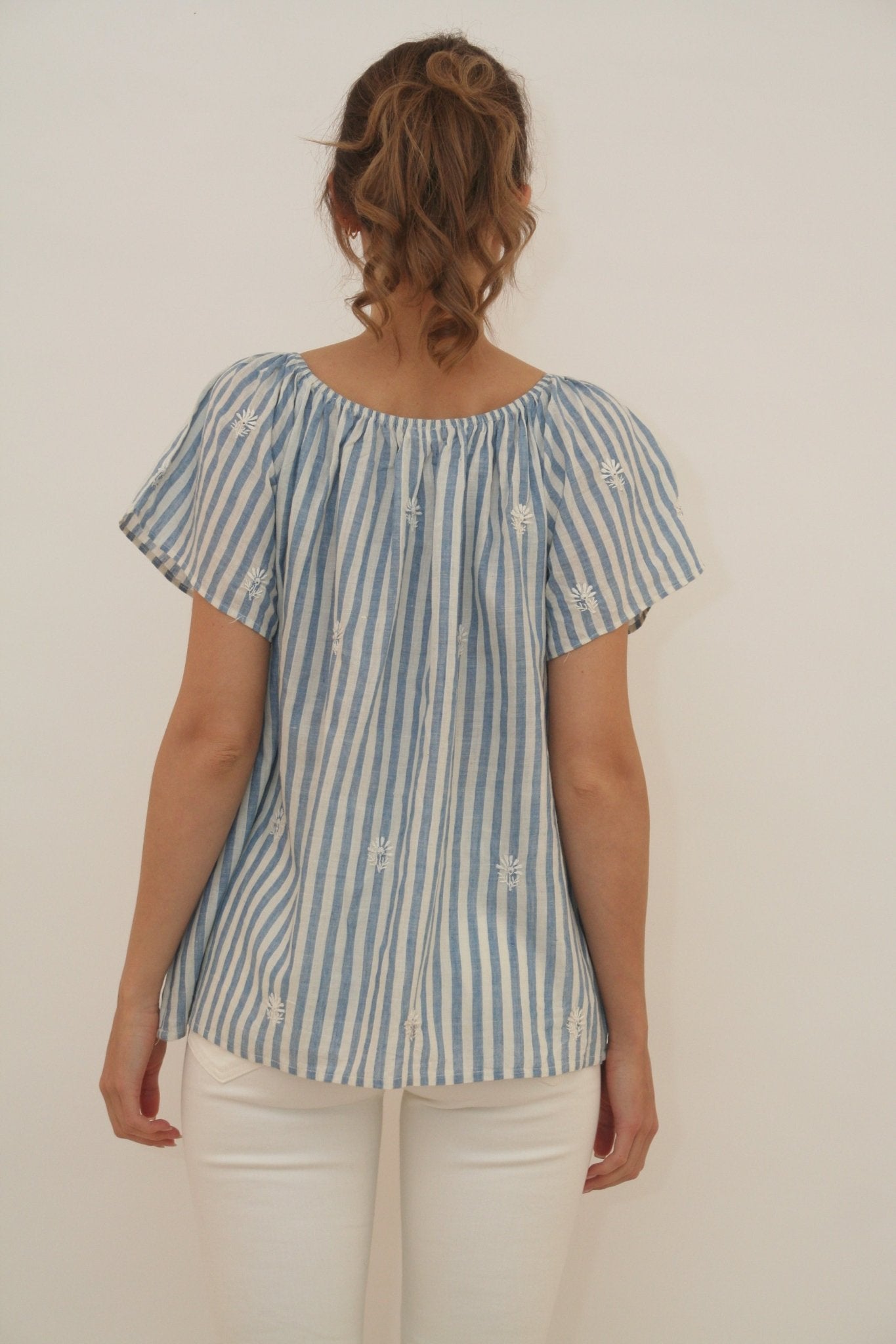 Sea Top blue stripes - Joshi