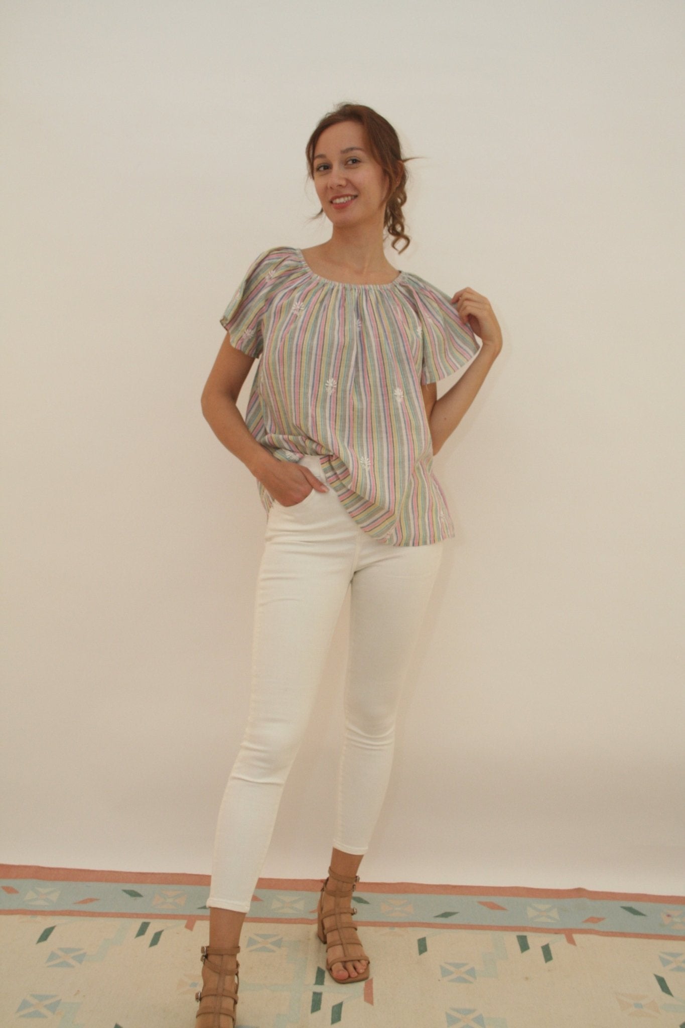 Sea Top Rainbow stripes - Joshi