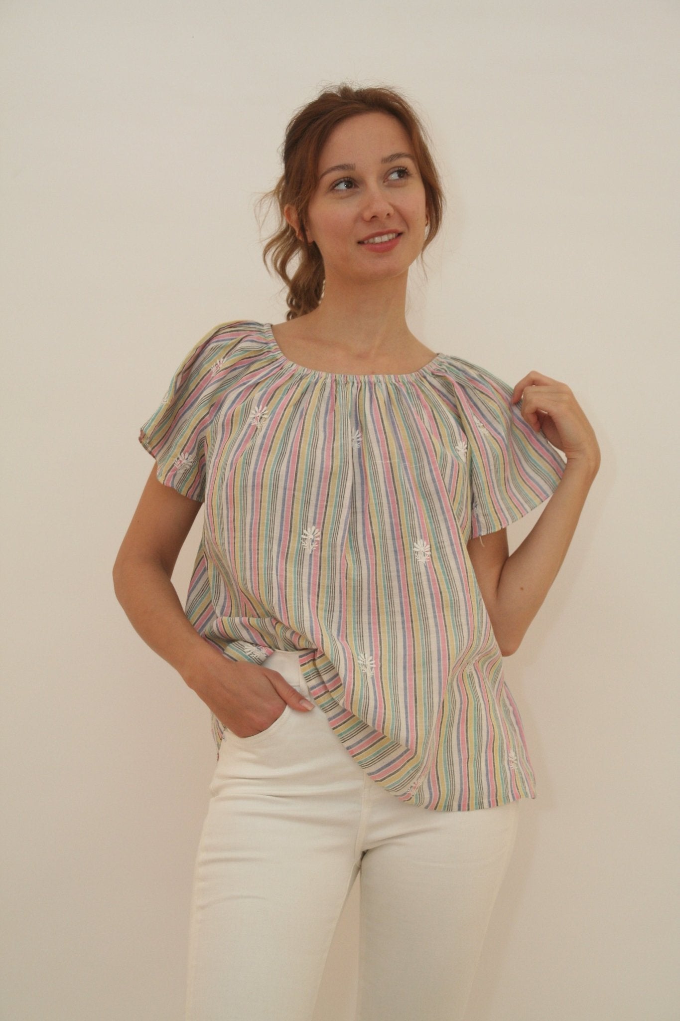 Sea Top Rainbow stripes - Joshi