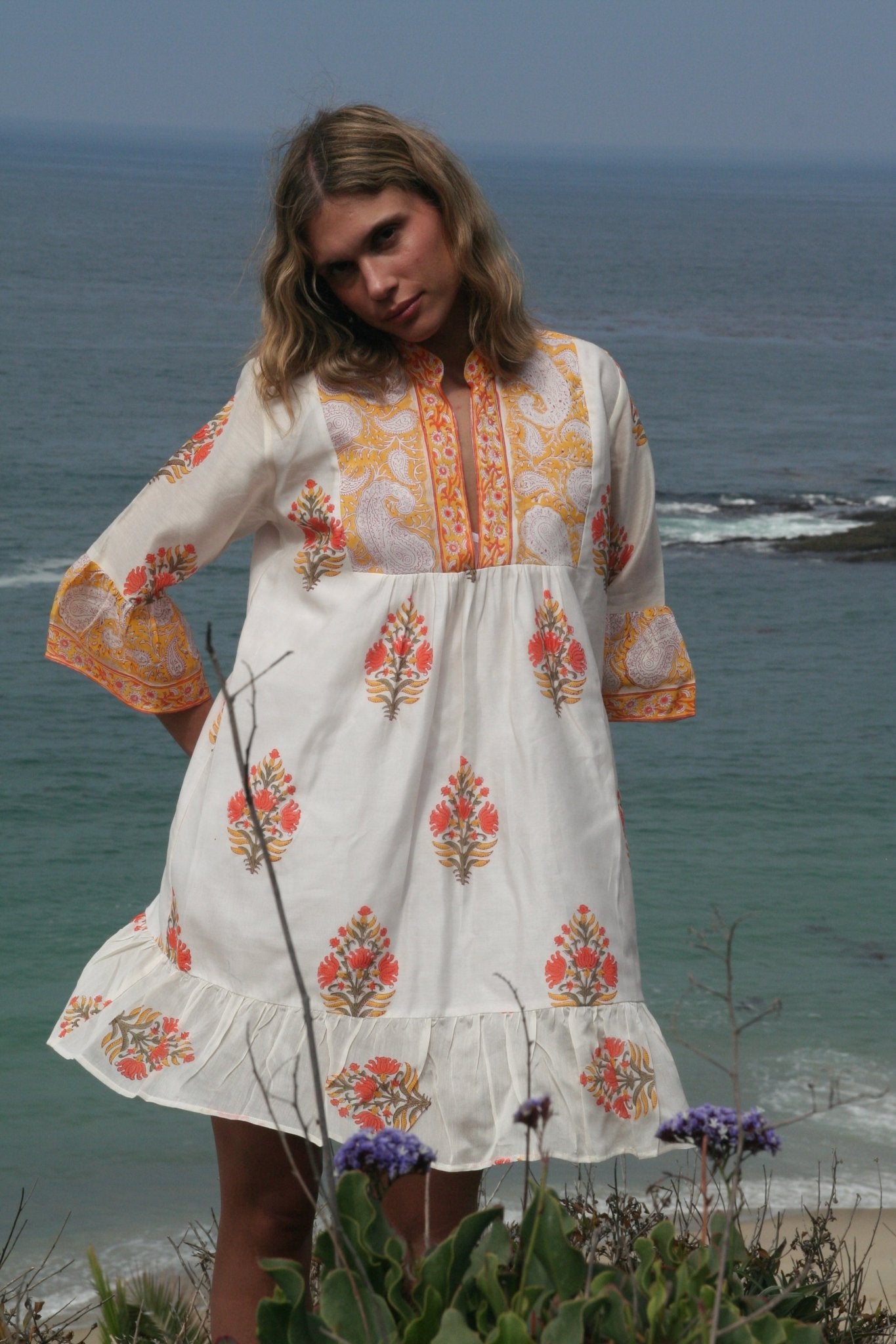 Sharon's Dress Saffron - Joshi