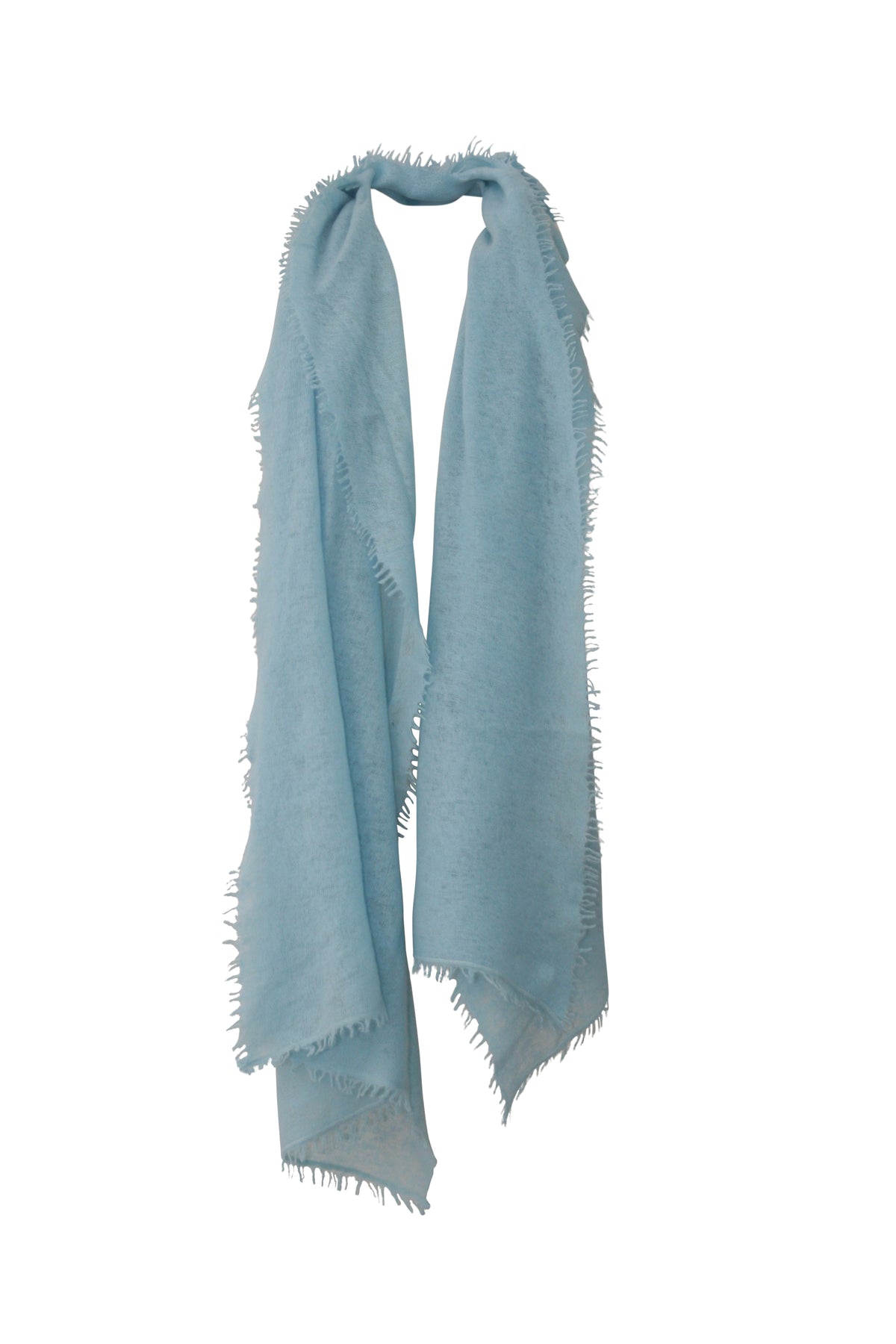 Felted Cashmere Scarf - Aqua