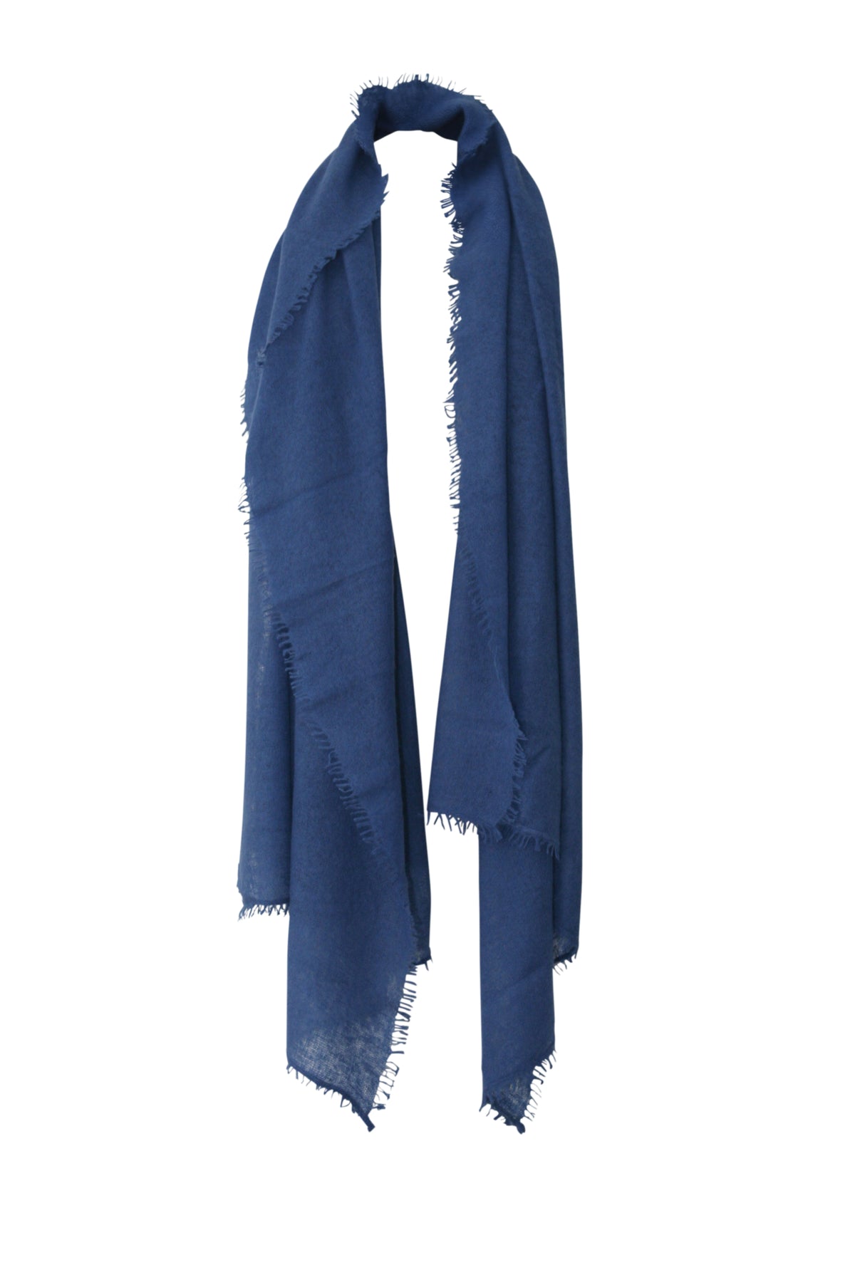 Cashmere Felted Scarf - Denim