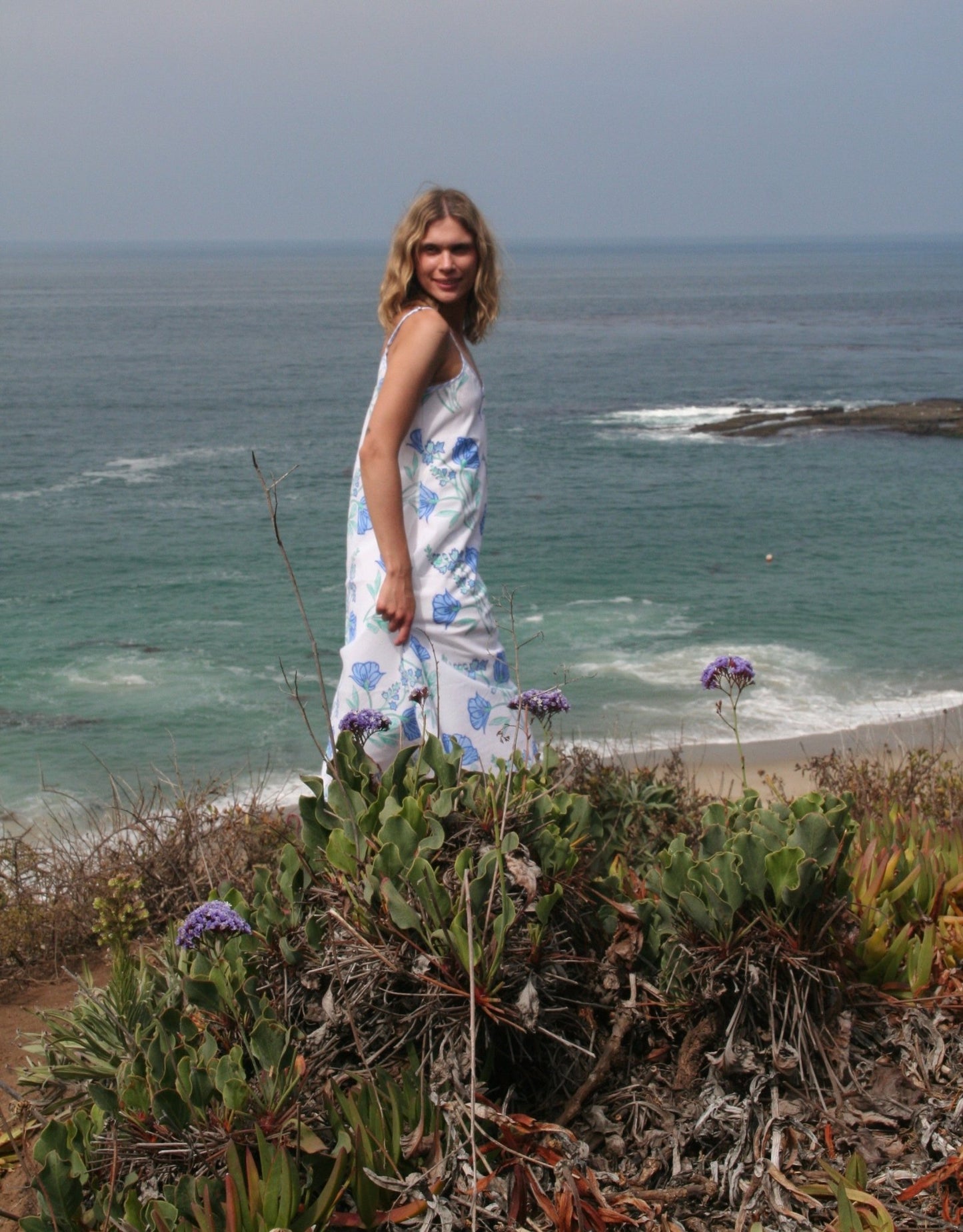 Dana Slip Dress Blue - Joshi
