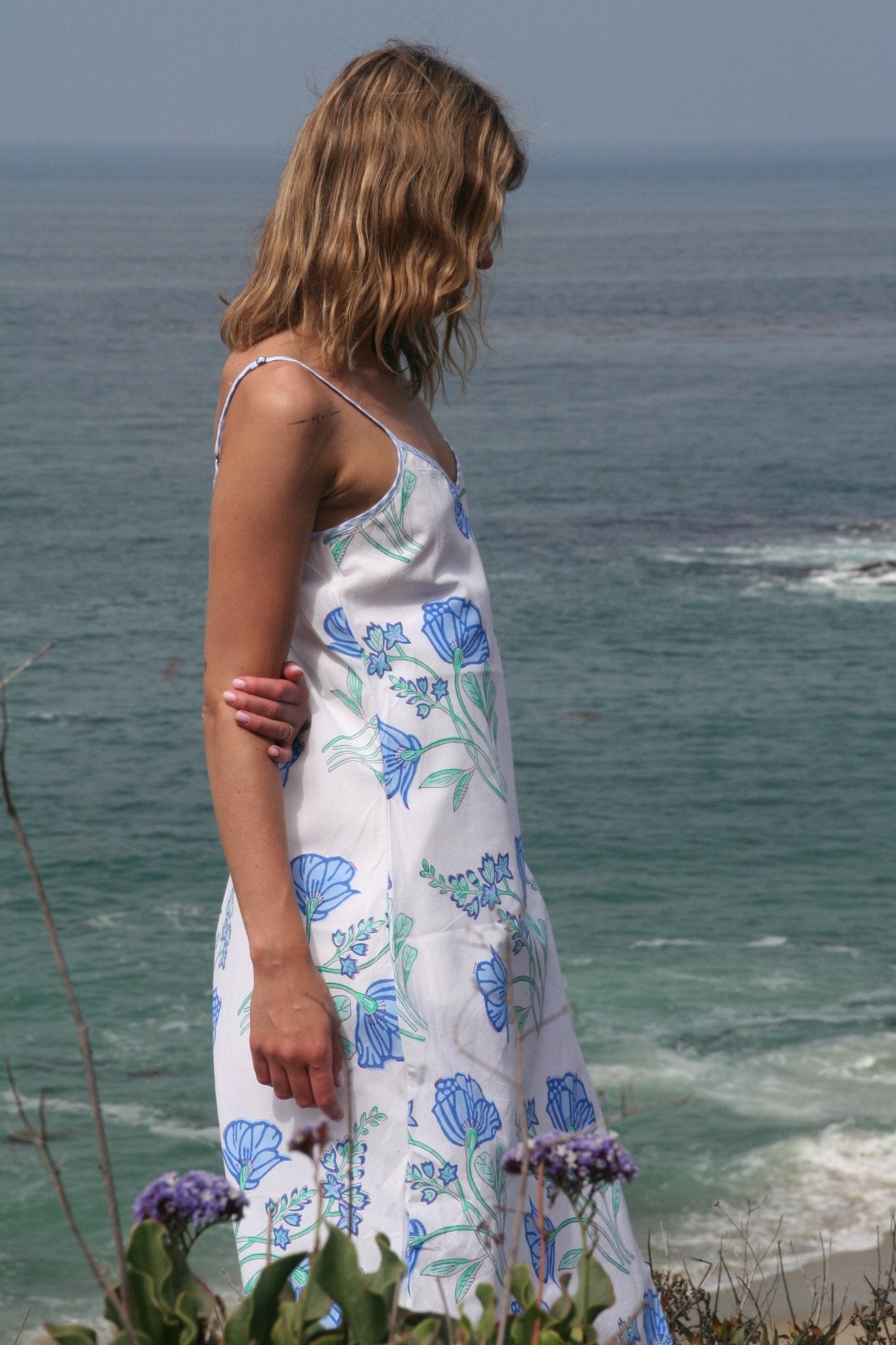 Dana Slip Dress Blue - Joshi