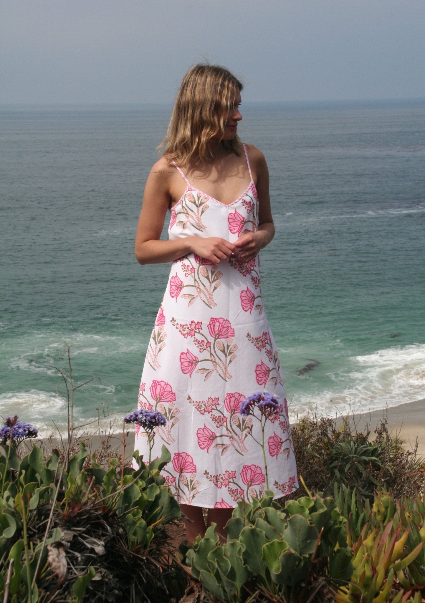 Dana Slip Dress Pink - Joshi
