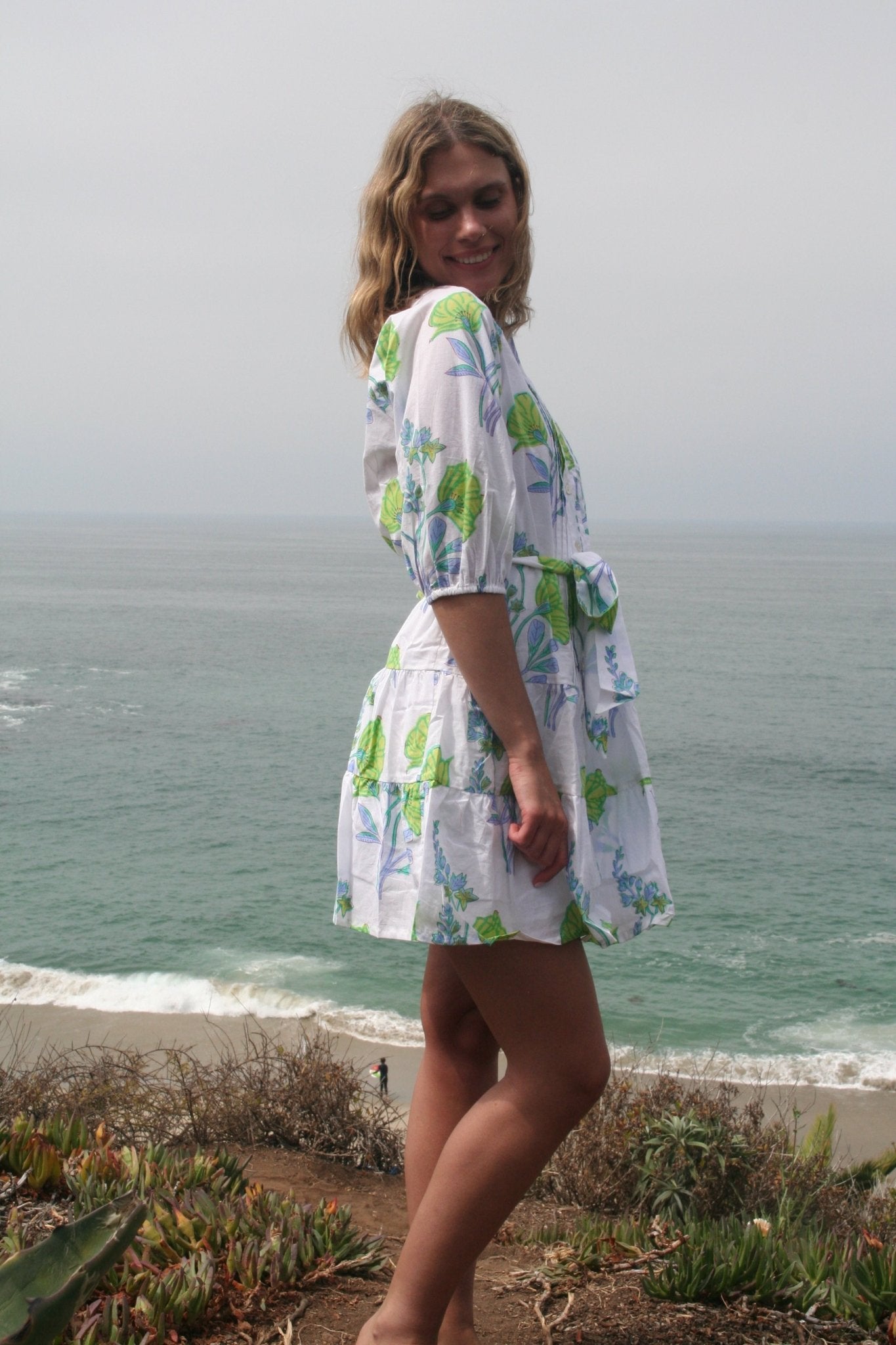 Freya Mini Dress Green - Joshi