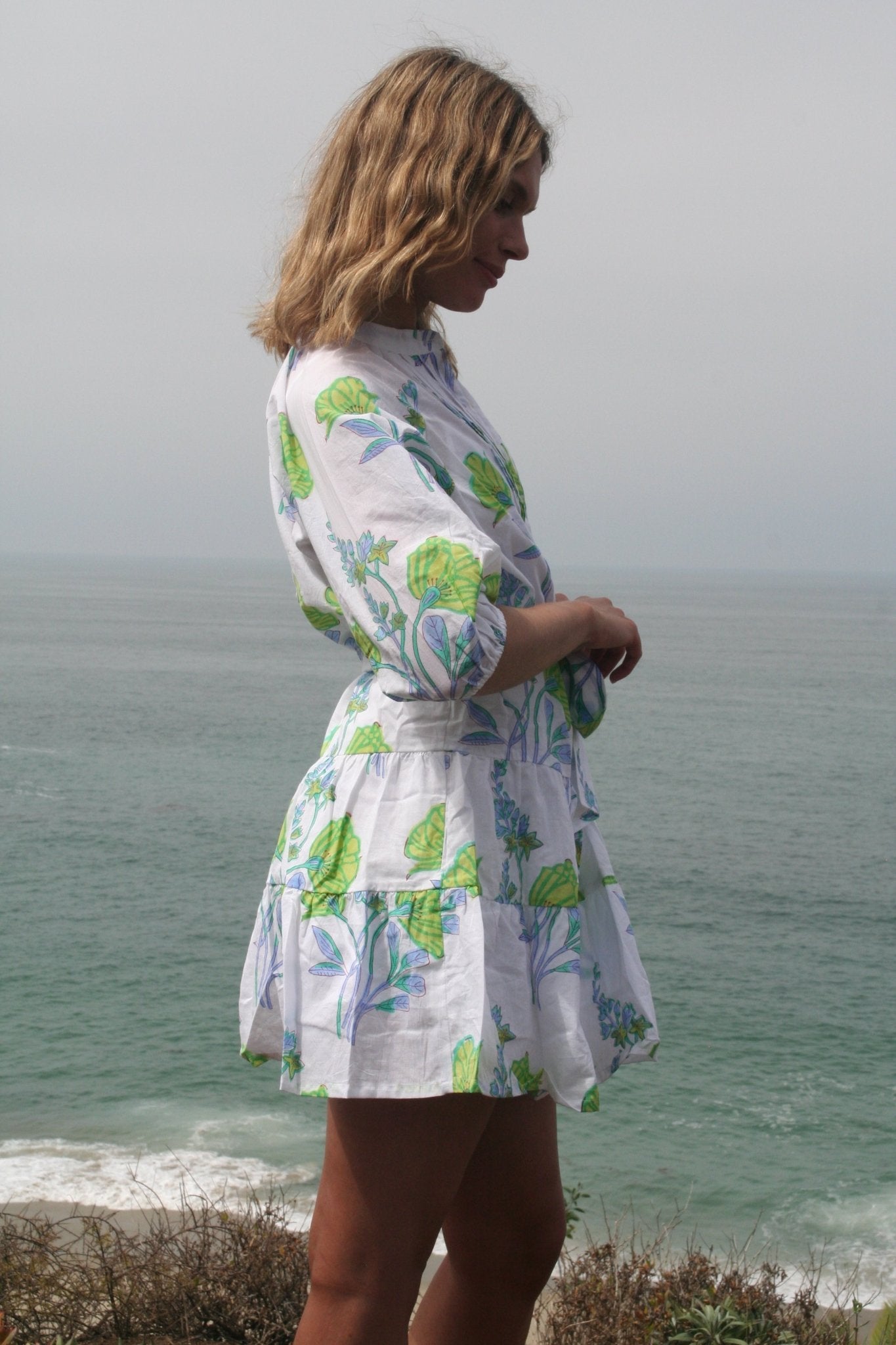 Freya Mini Dress Green - Joshi