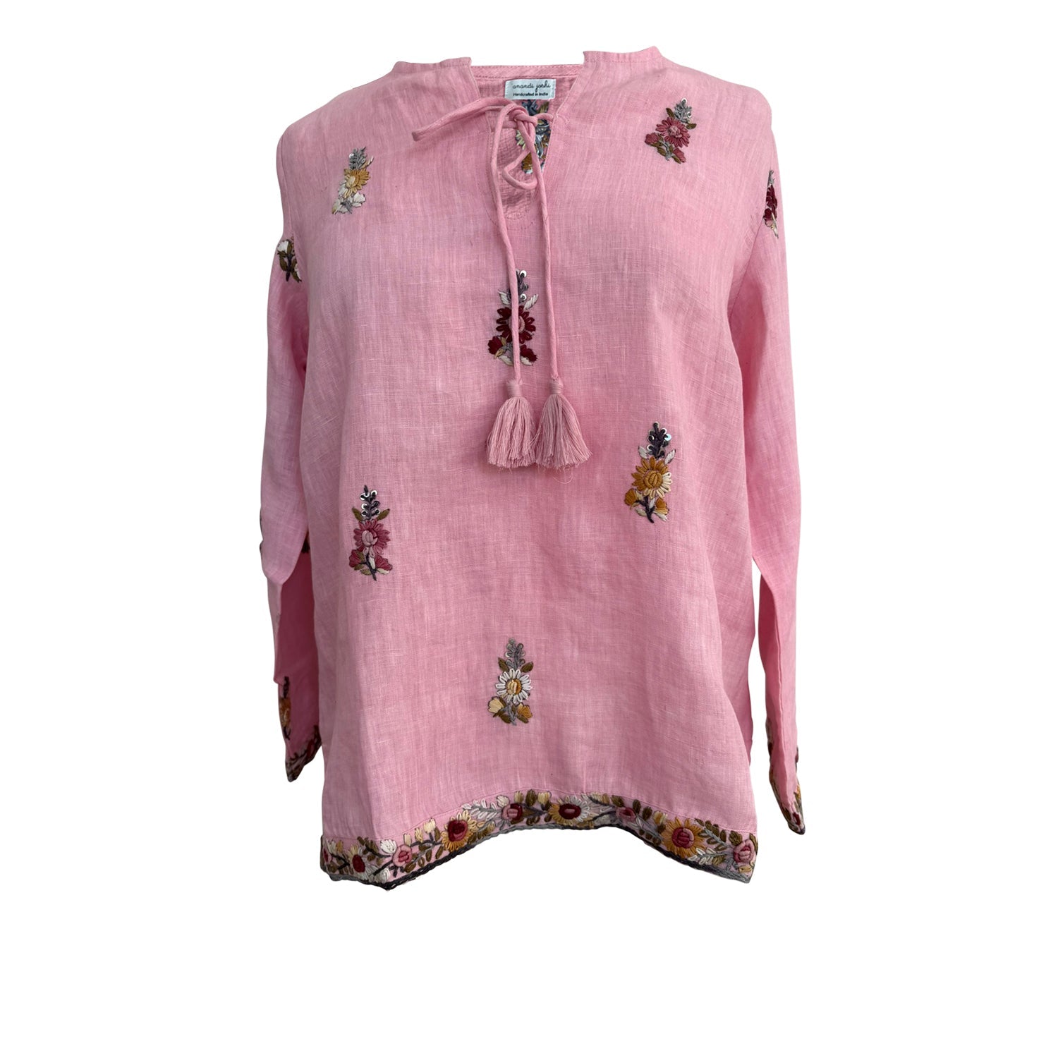 Pink Peasant Top - Joshi