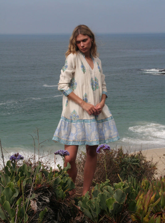 Positano Dress Blue - Joshi