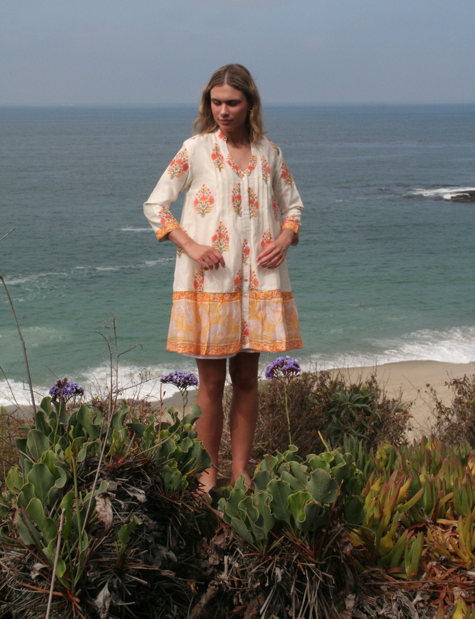 Positano Dress Saffron - Joshi