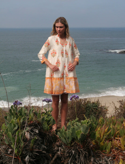 Positano Dress Saffron - Joshi