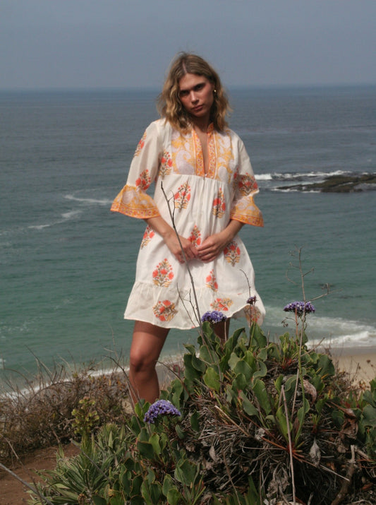 Sharon's Dress Saffron - Joshi