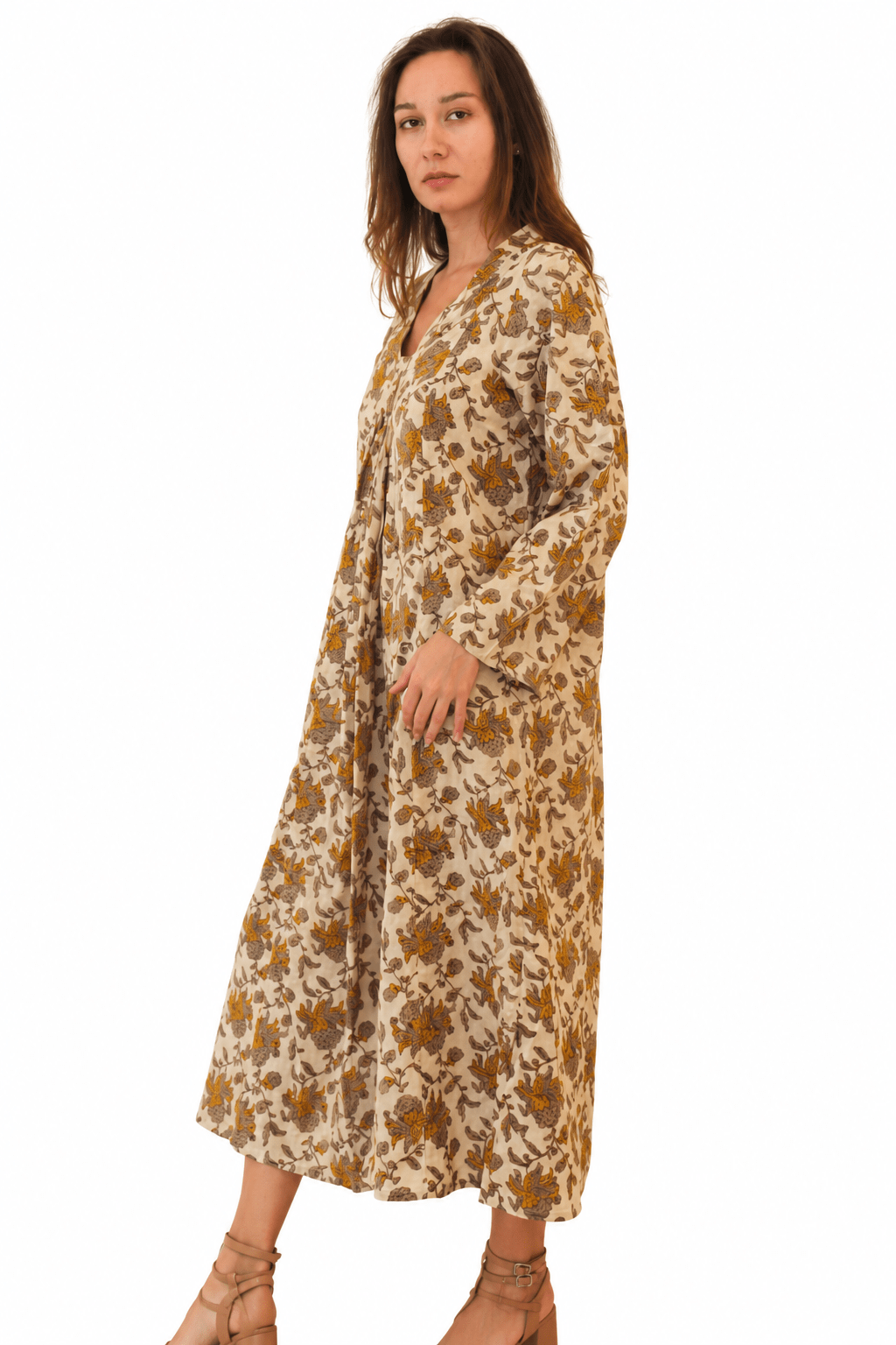 Soft Cotton Cabana Kurta Block Print A - JoshiKurta