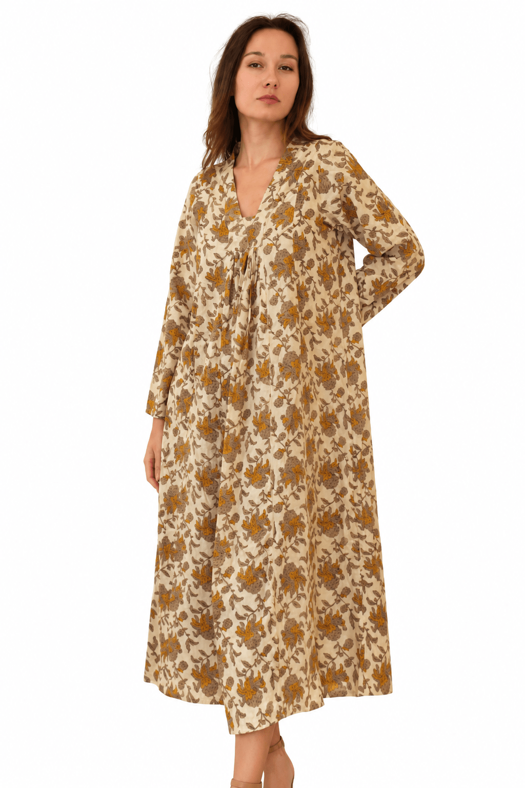 Soft Cotton Cabana Kurta Block Print A - JoshiKurta