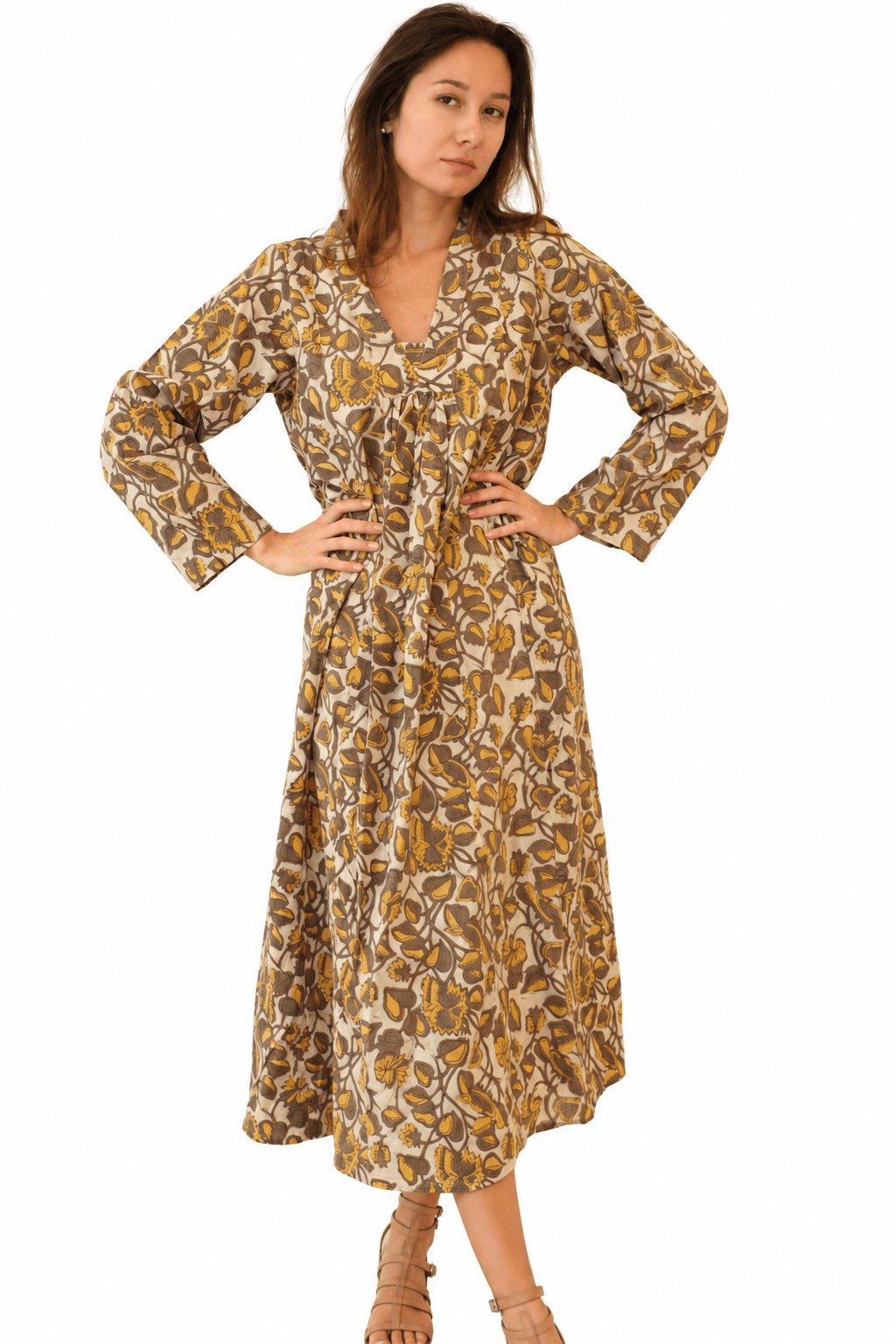 Soft Cotton Cabana Kurta Block Print B - JoshiKurta