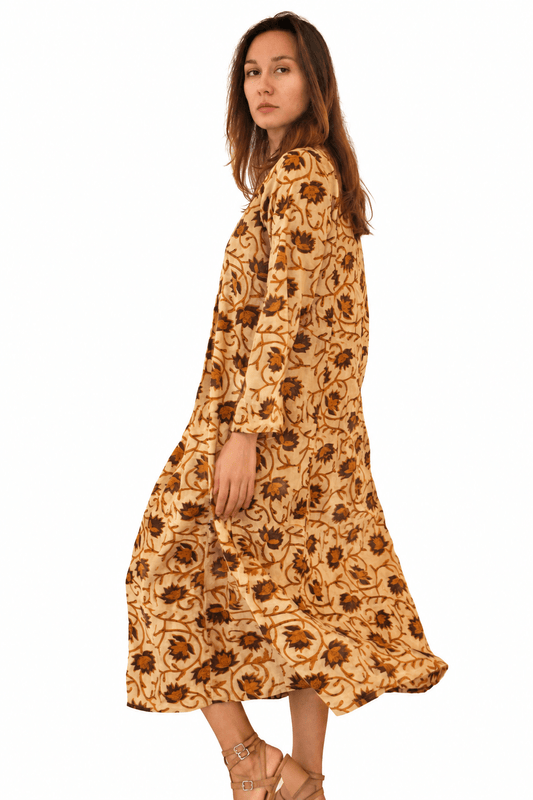 Soft Cotton Cabana Kurta Block Print F - JoshiKurta