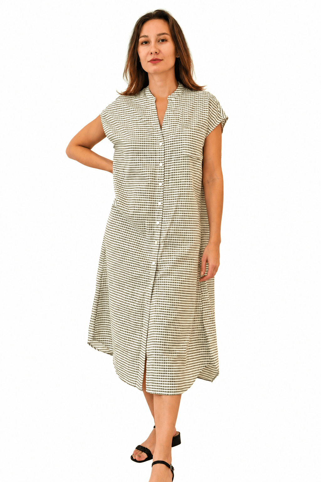 Suki Dress Sage - Joshi