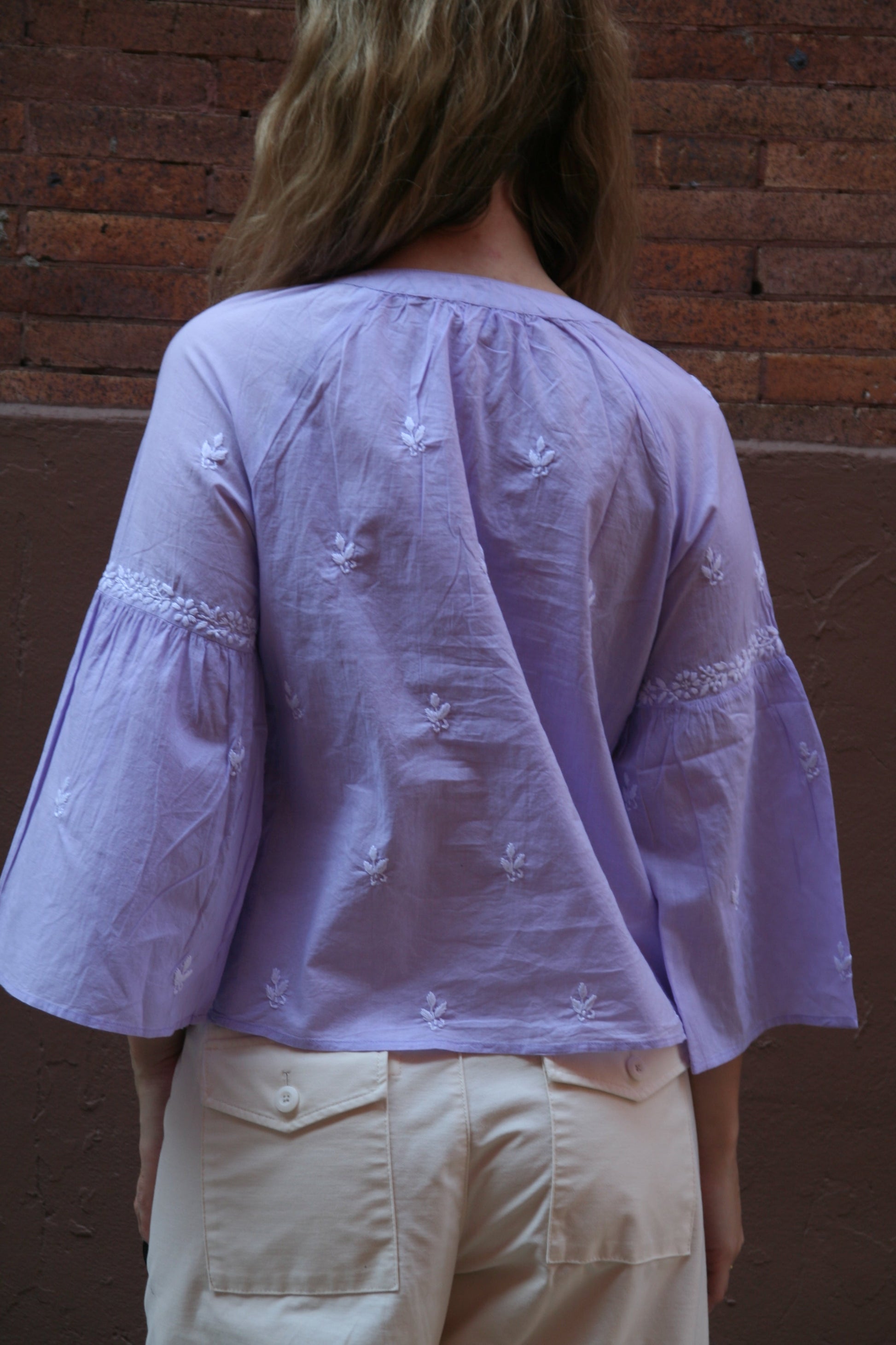 Tie Crop Top Lilac - Joshi