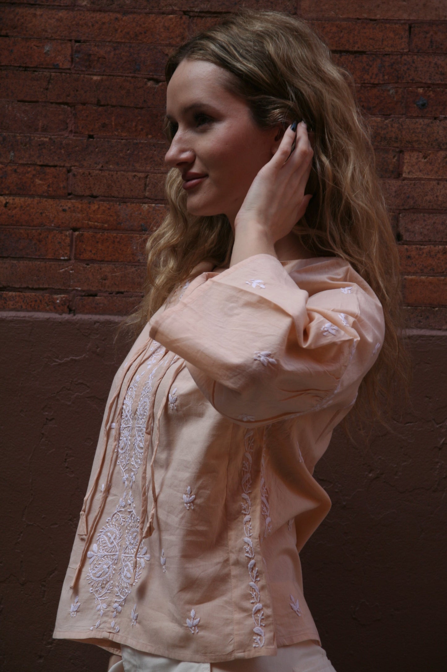 Tie Crop Top Sand - Joshi