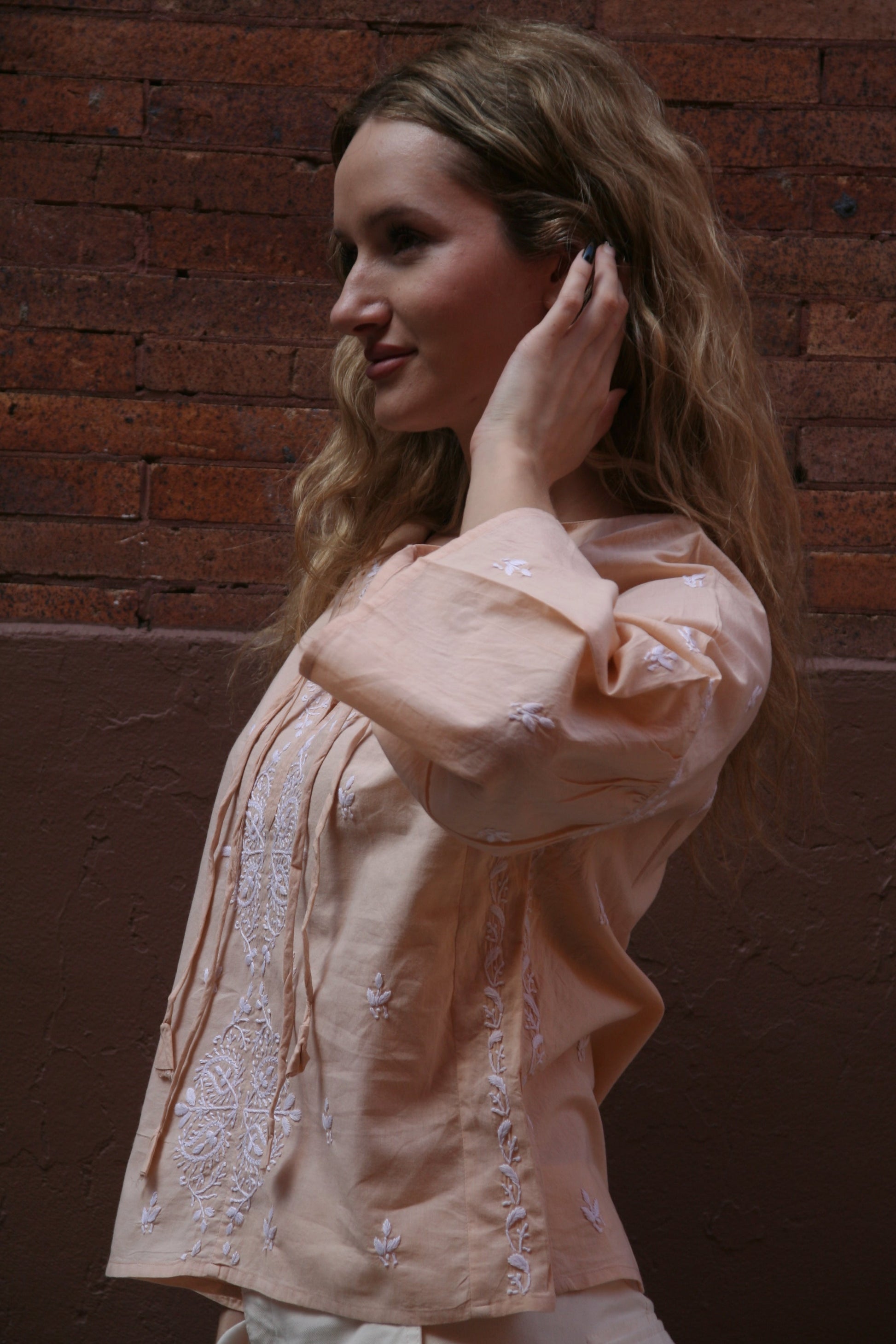 Tie Crop Top Sand - Joshi